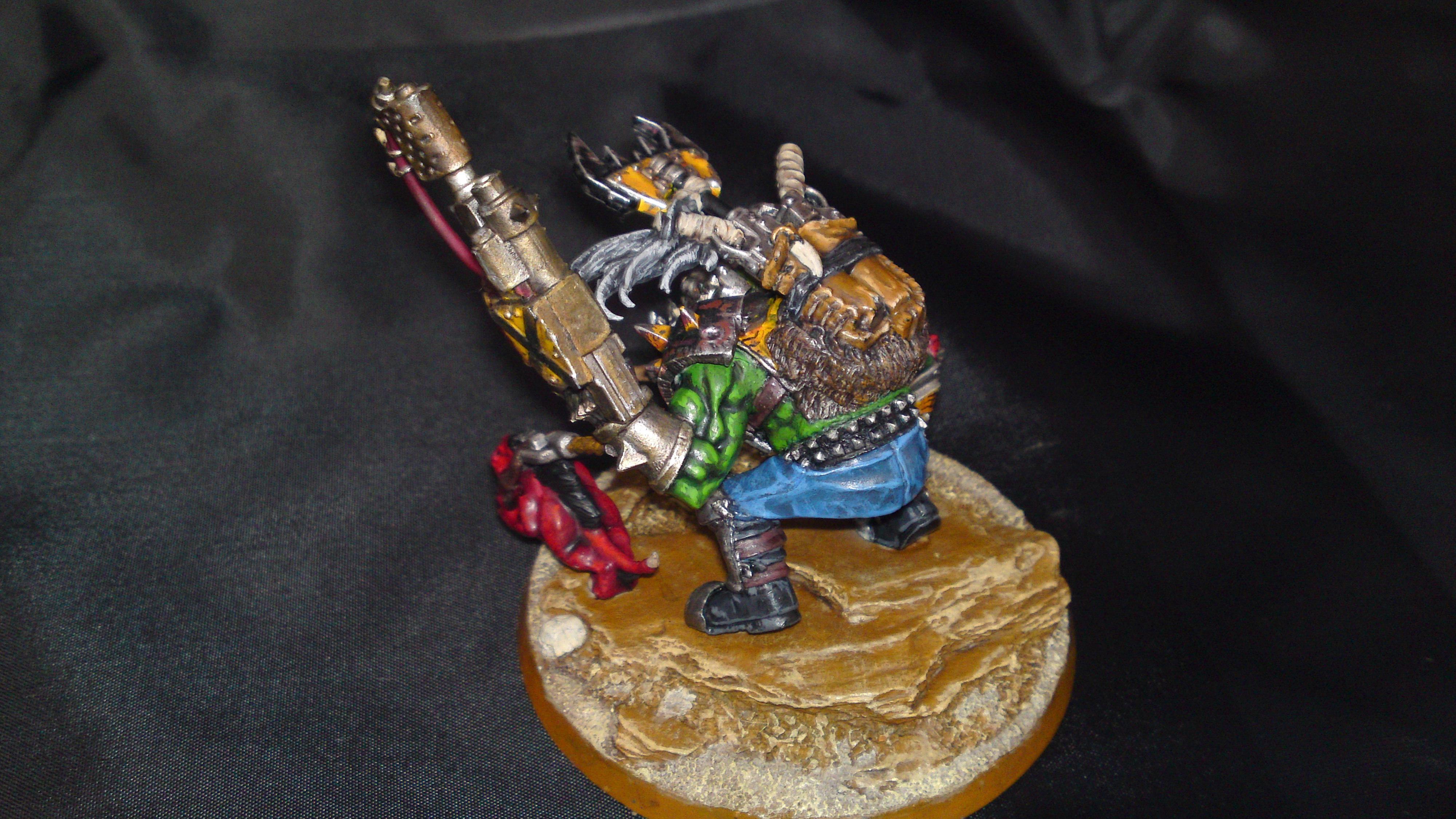 Conversion, Ogres, Orks, Space, Squigg, Warboss