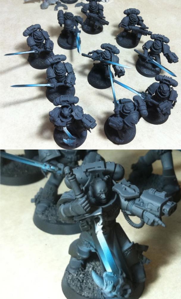 Airbrush, Grey Knights, Inquisition, Warhammer 40,000, Work In Progress