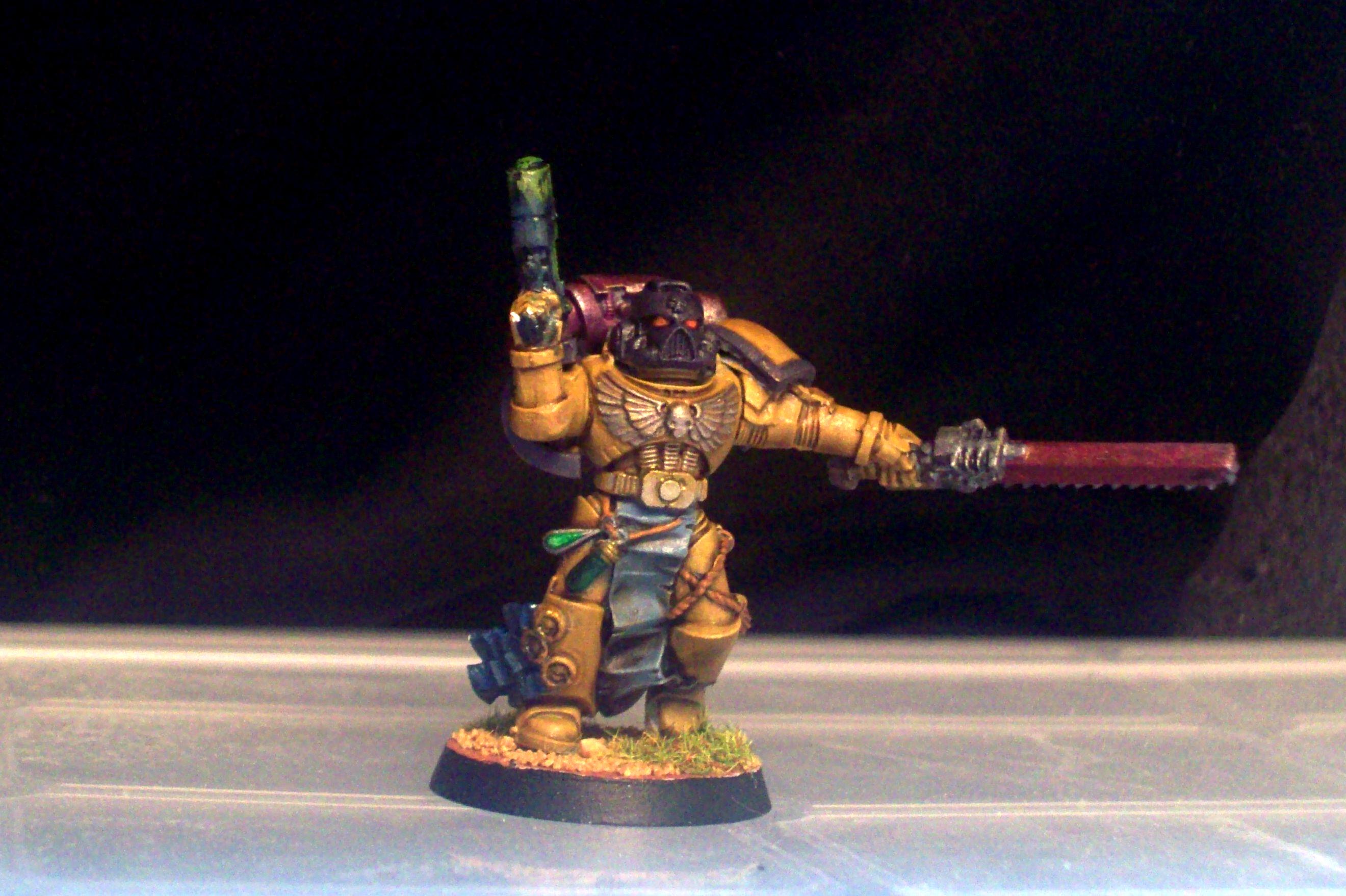 Chainsword, Cheeseburger And Fires, Plasma, Space Marines, Spiffy