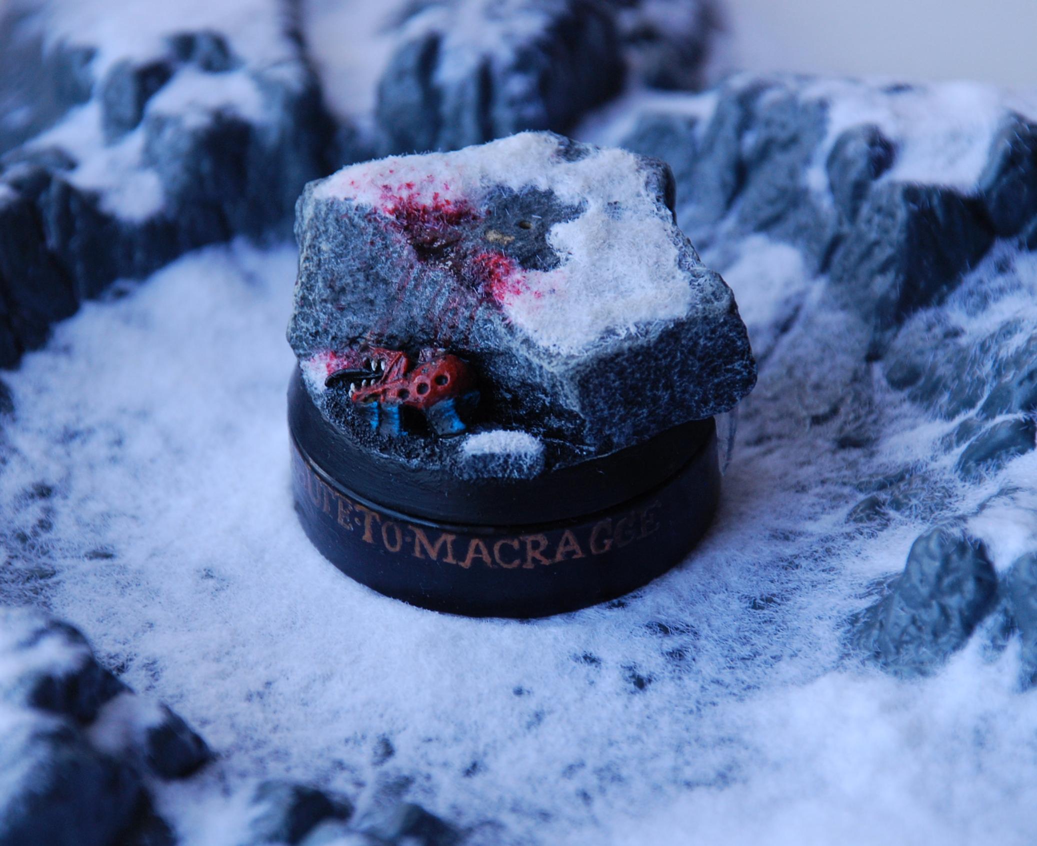 Base of model and plinth