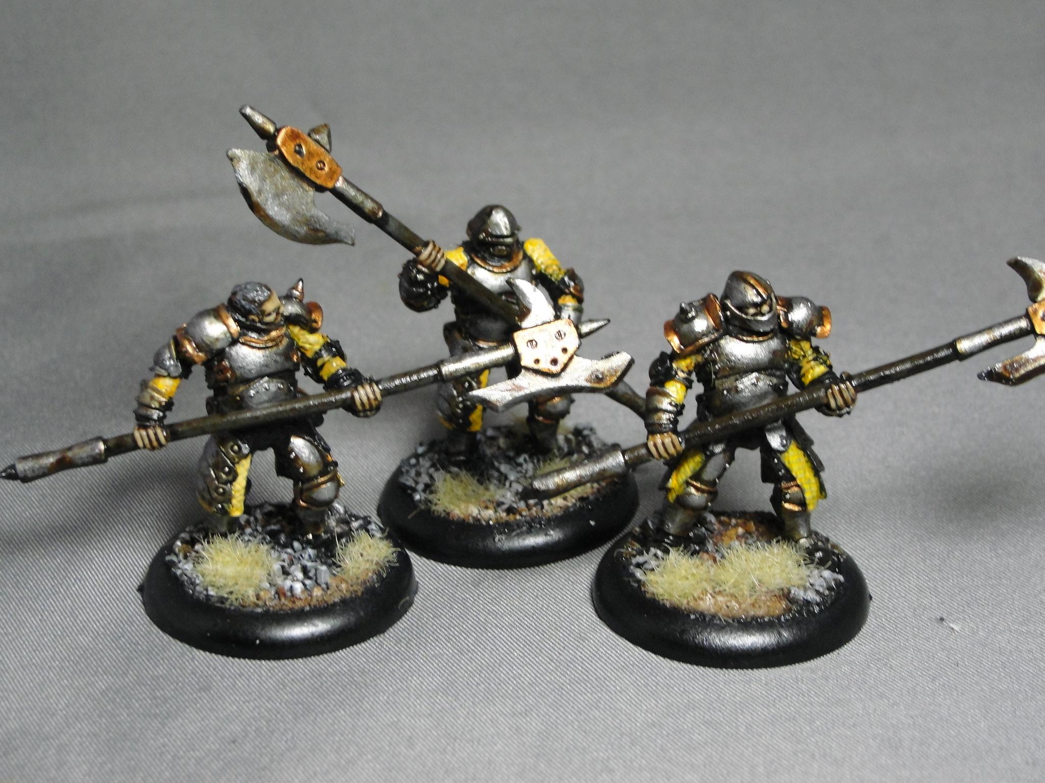 Warmachine, Mercenaries, Steelhead Halberdiers