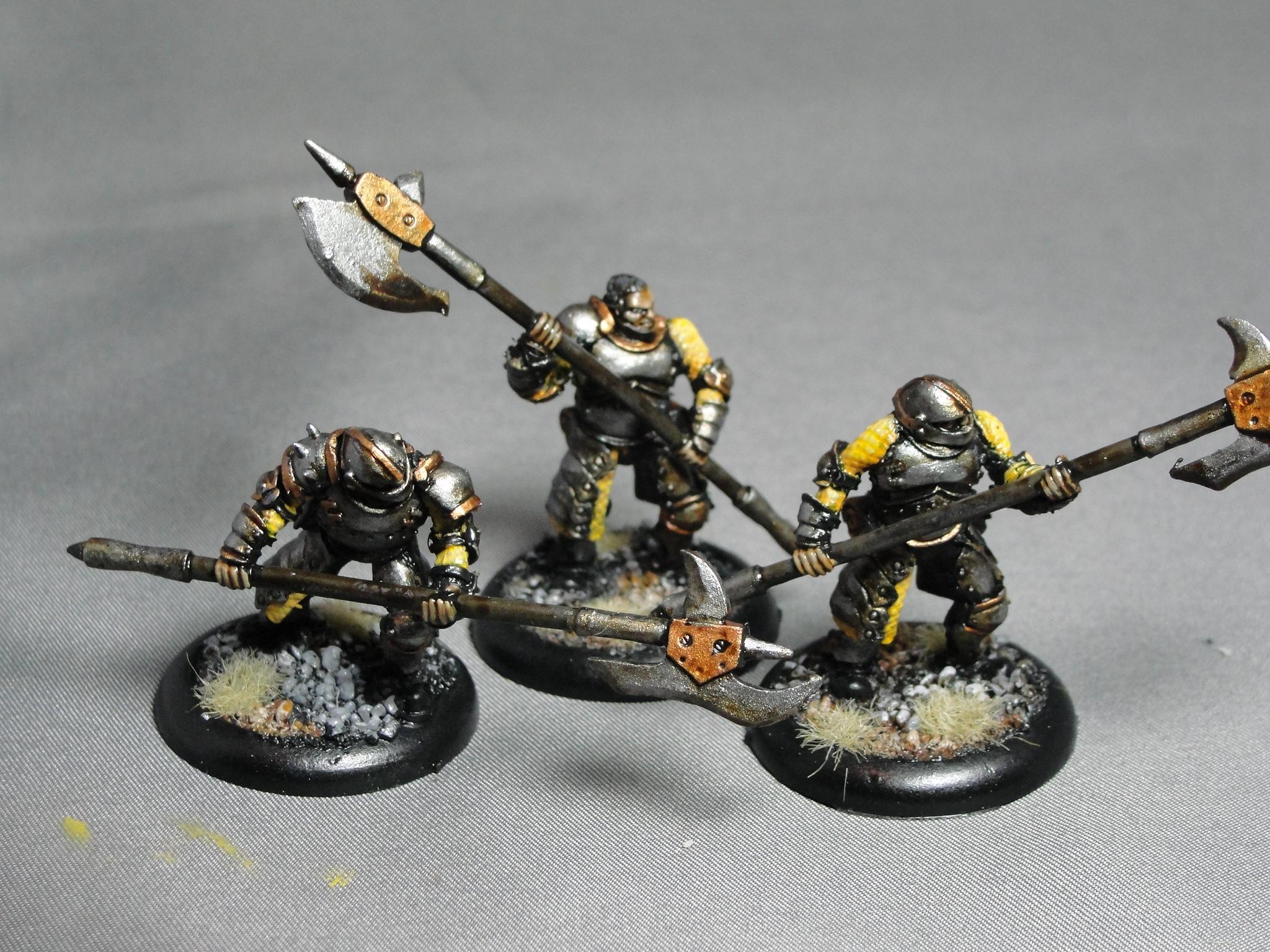 Warmachine, Mercenaries, Steelhead Halberdiers