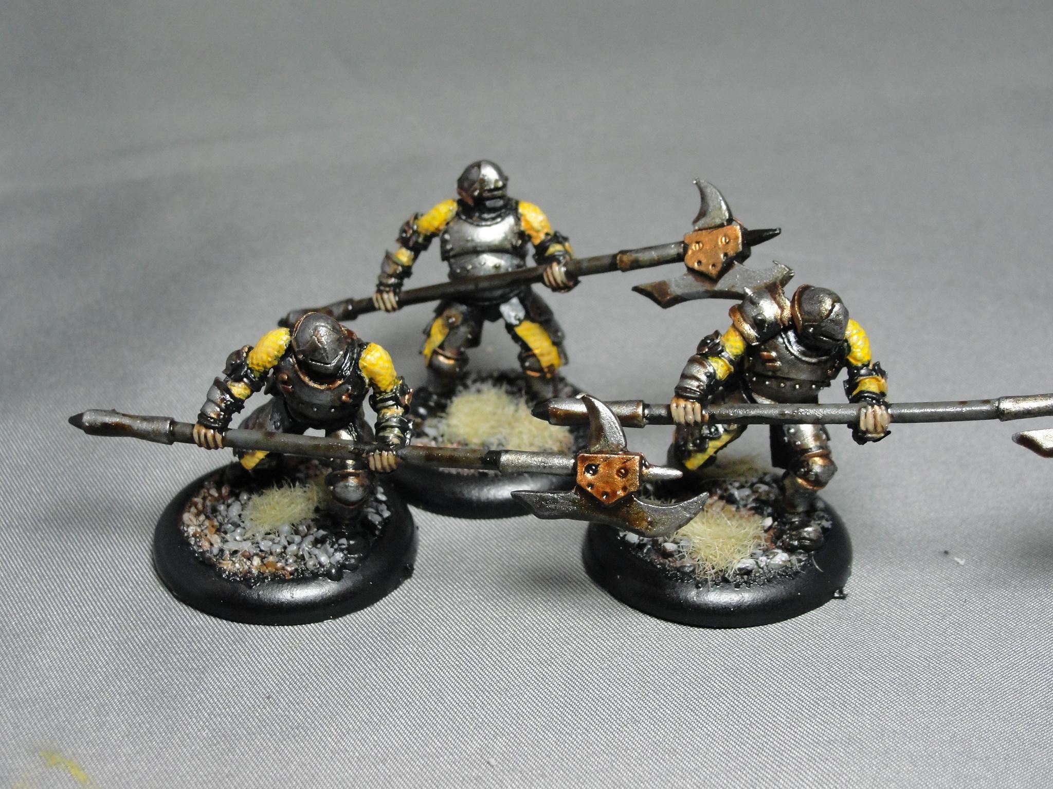 Warmachine, Mercenaries, Steelhead Halberdiers