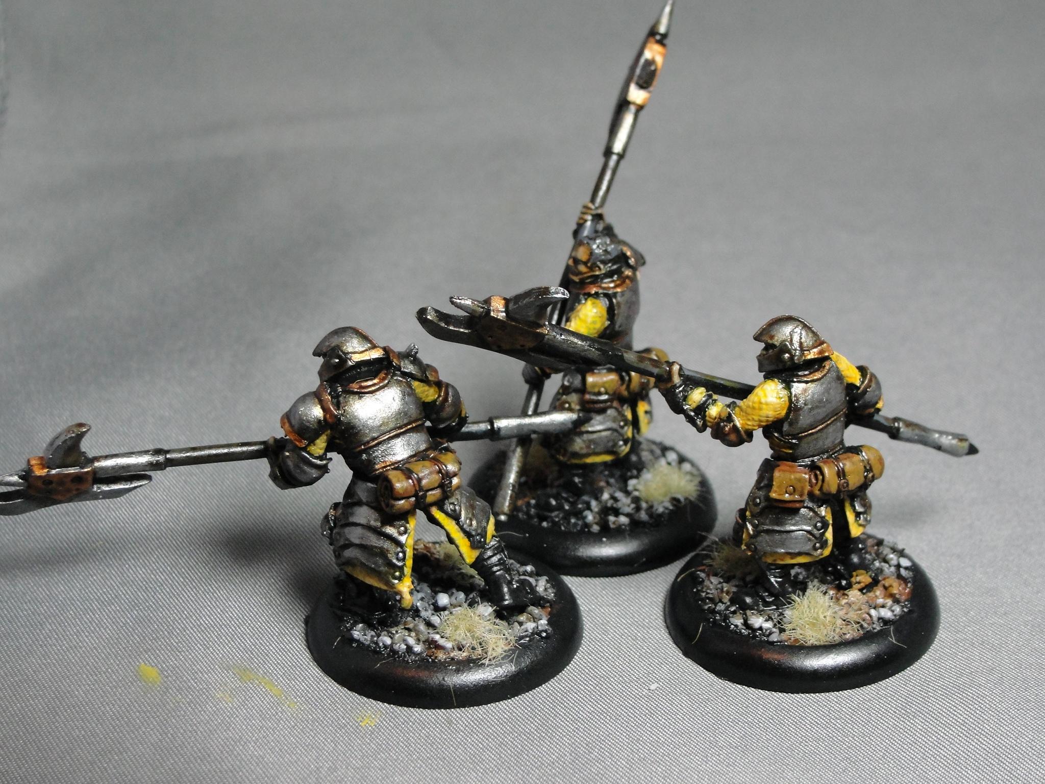 Warmachine, Mercenaries, Steelhead Halberdiers