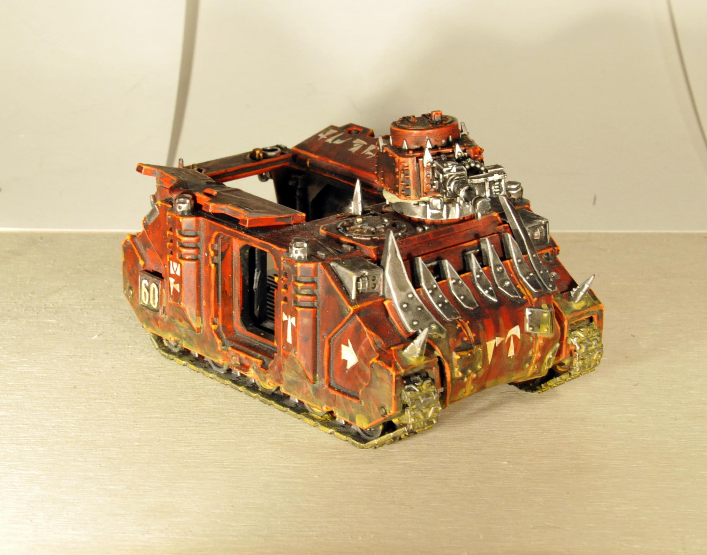 Battlewagon, Deff Rolla, Orks, Red, Seed Freaks