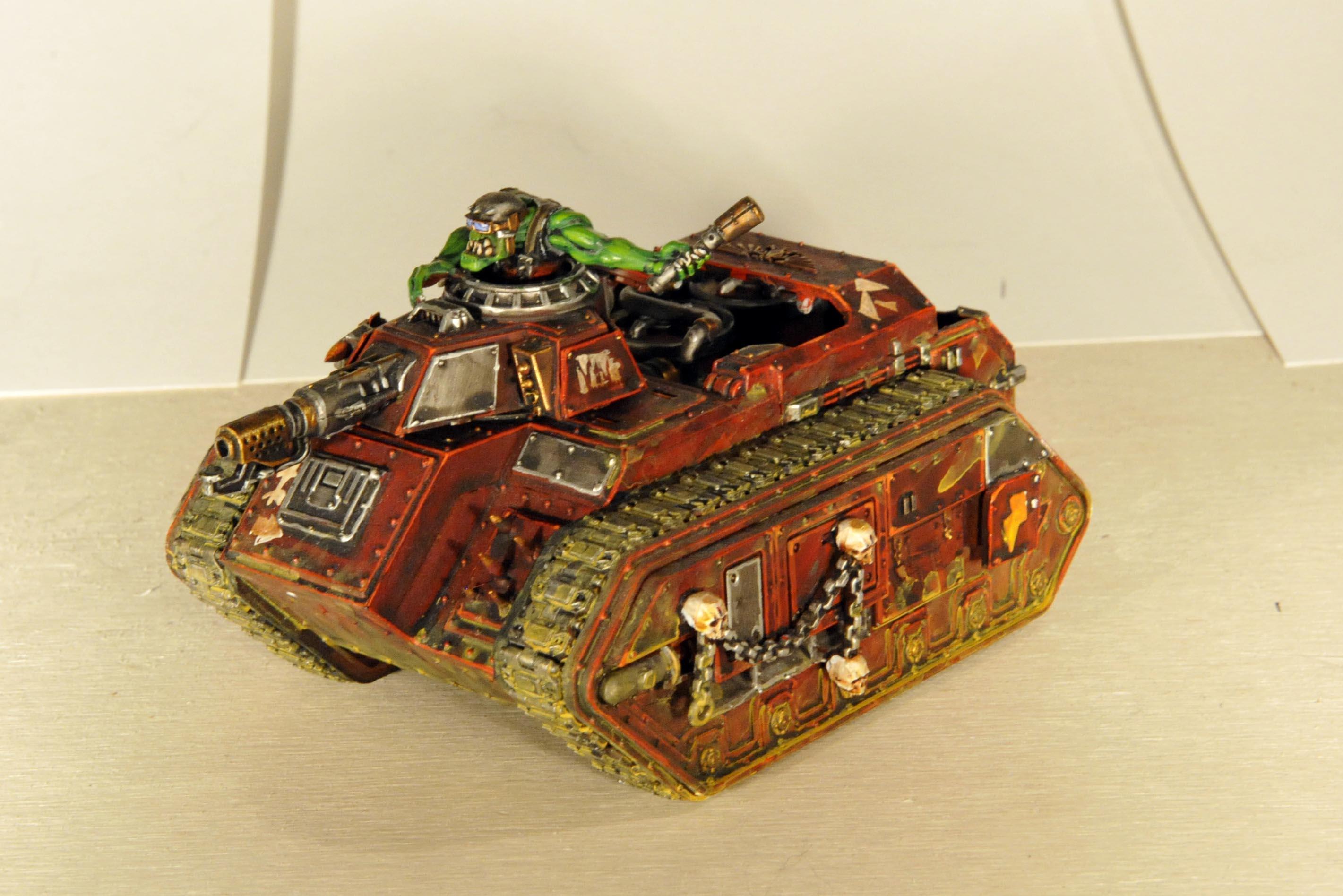 Battlewagon, Deff Rolla, Orks, Red, Seed Freaks