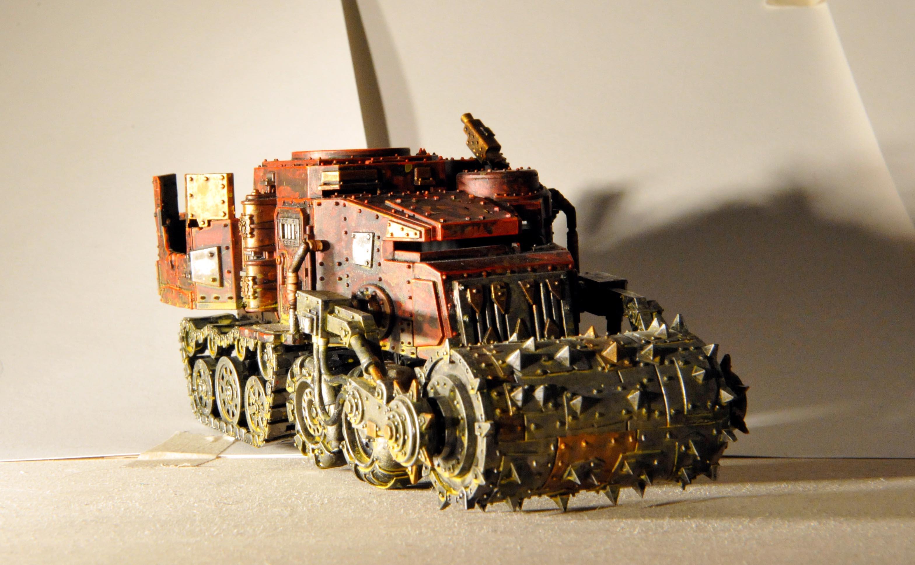 Battlewagon, Deff Rolla, Orks, Red, Seed Freaks