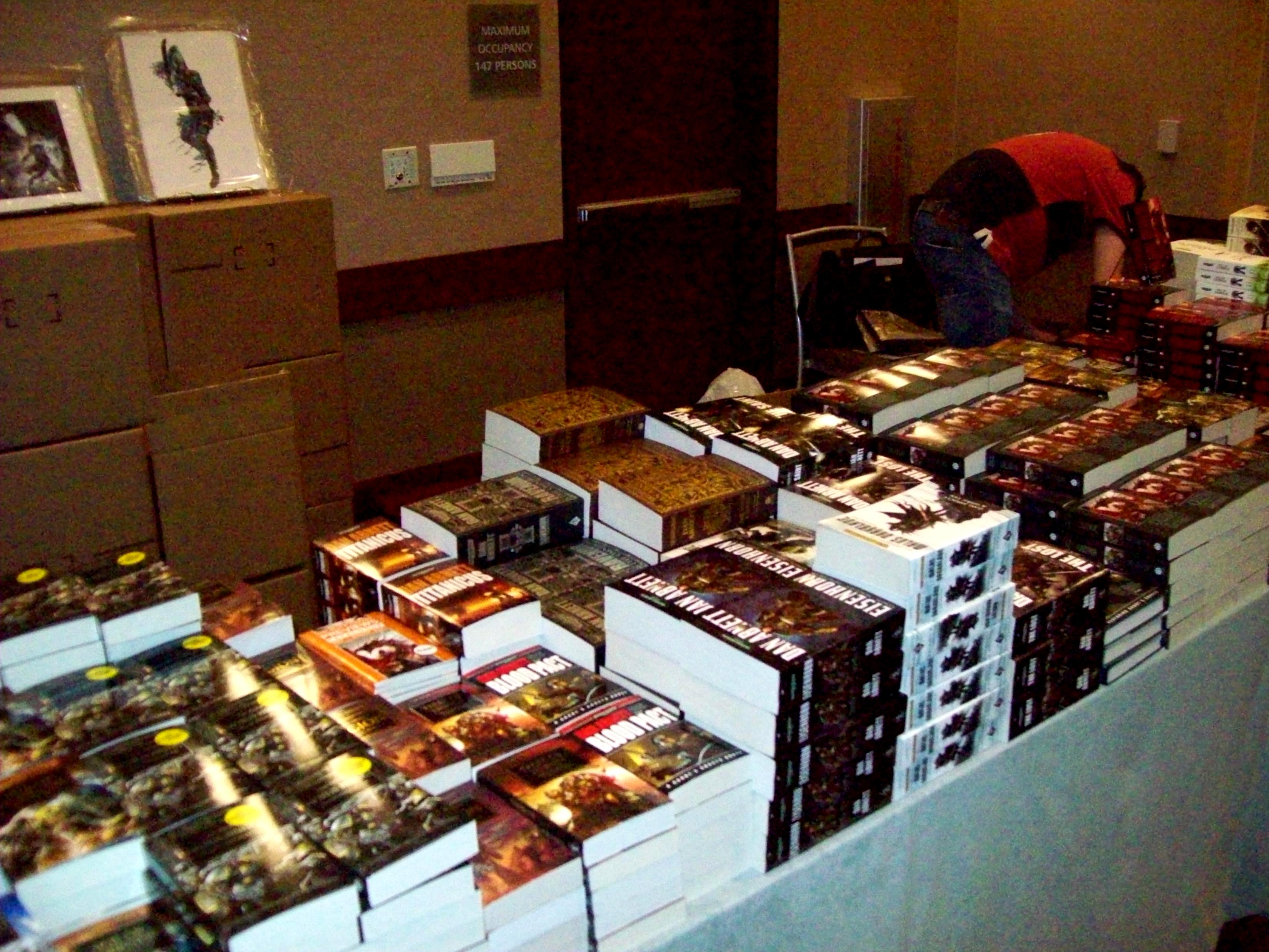 Adepticon 2011, 1/3 of the Black Library booth