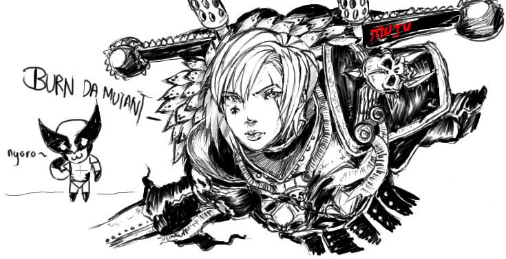 Adeptus Sororitas, Artwork, Sisters Of Battle