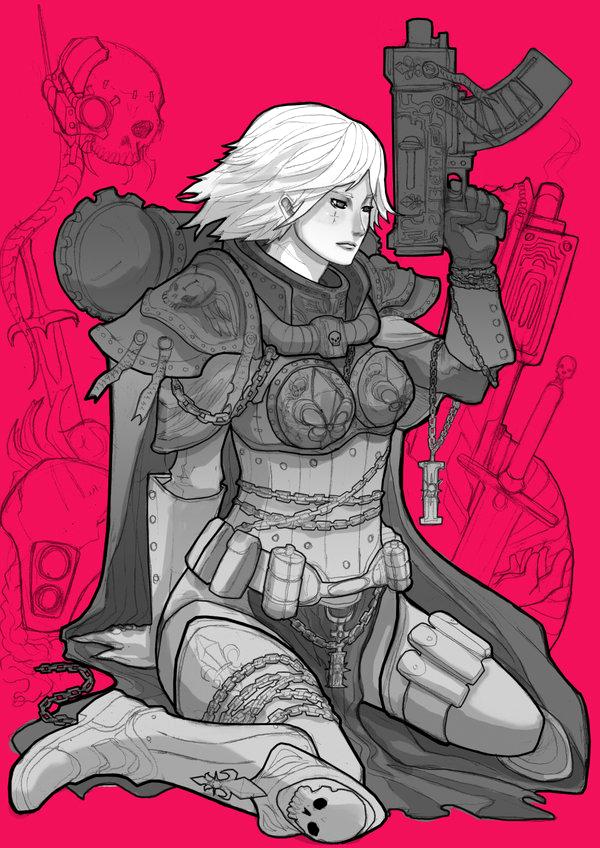 Adeptus Sororitas, Artwork, Sisters Of Battle