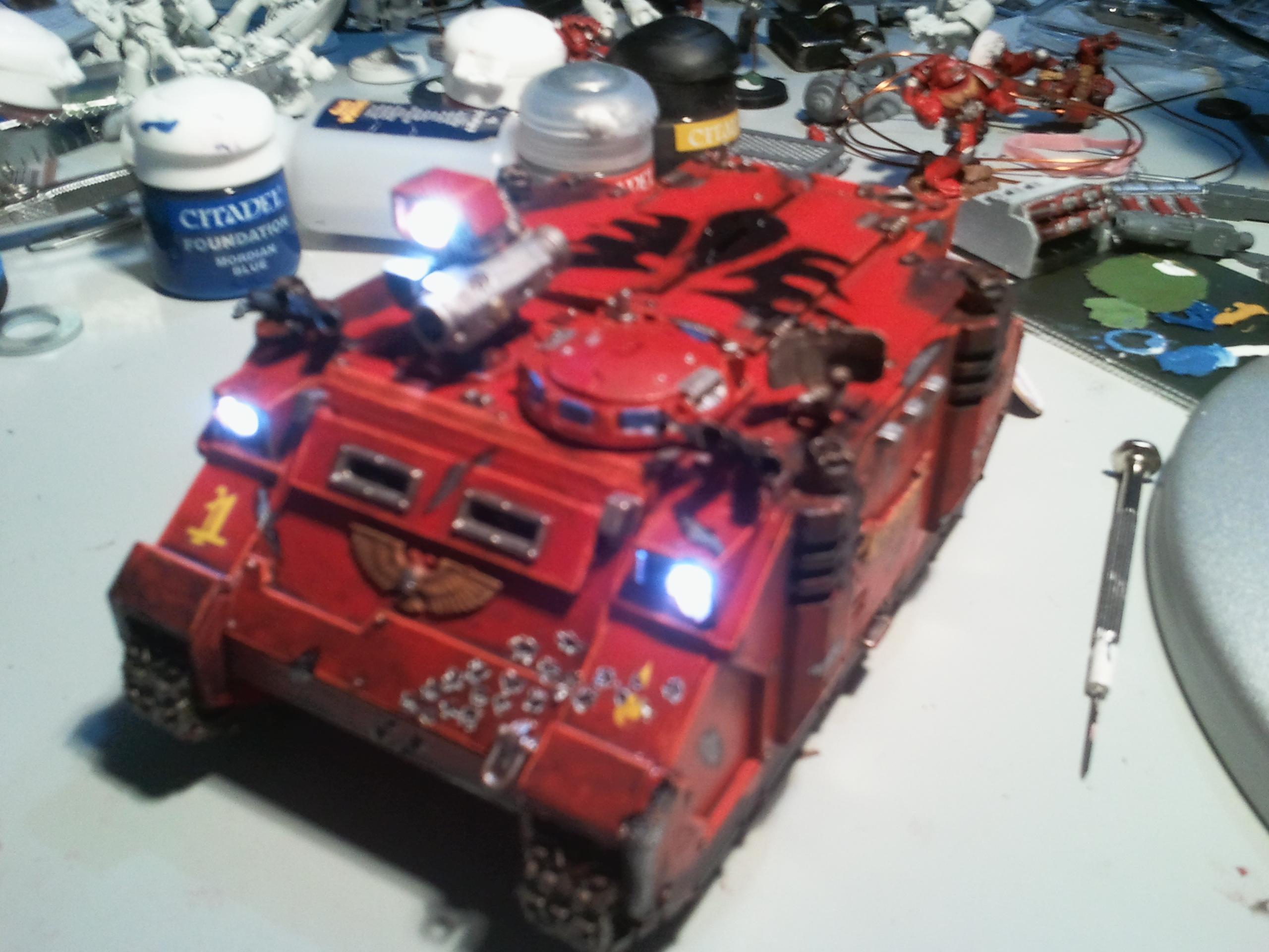 Blood Angels, Rhino, Space Marines, Warhammer 40,000