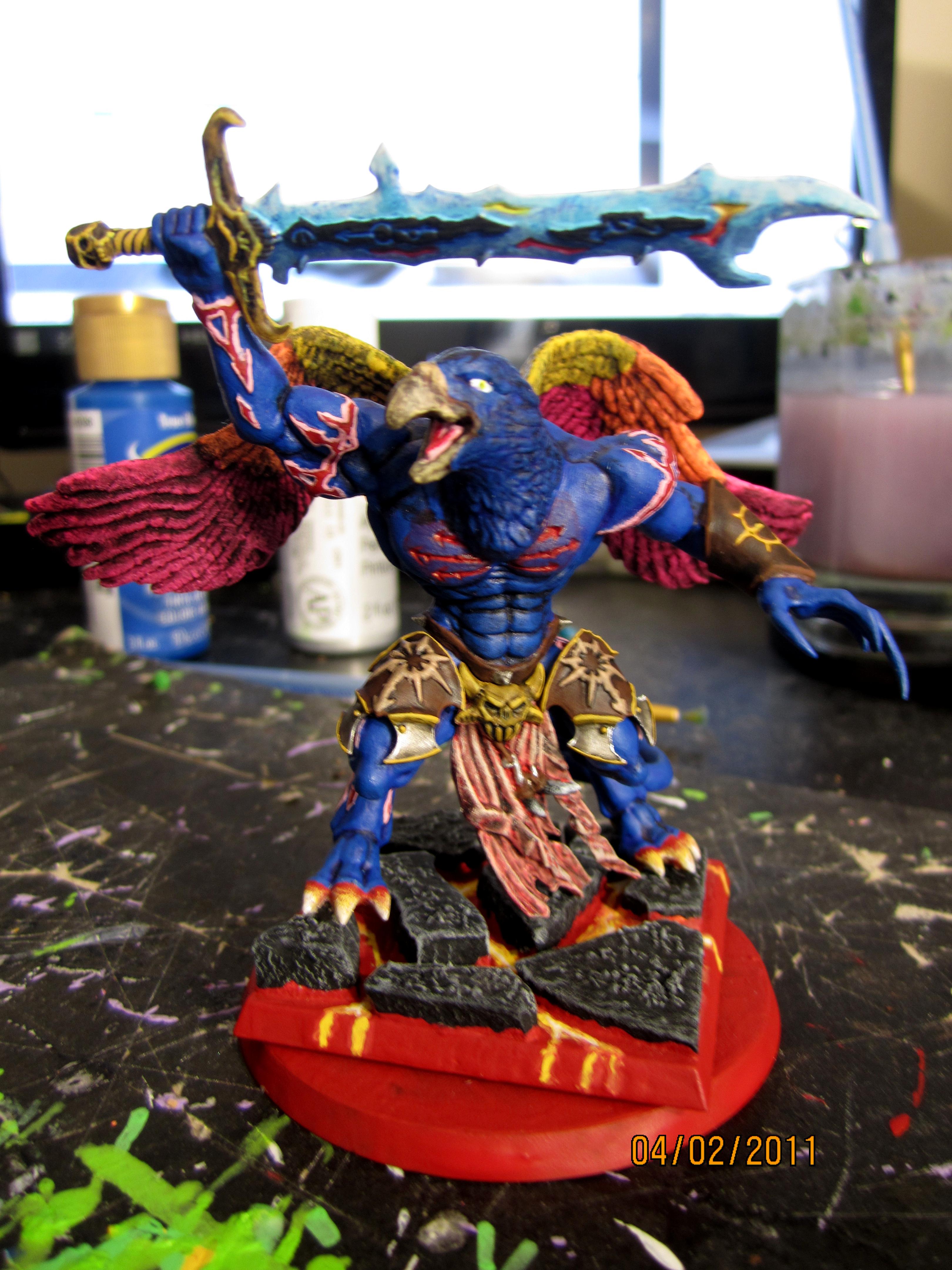 Bird, Conversion, Daemons, Lava, Lord Of Change, Prince, Tzeentch