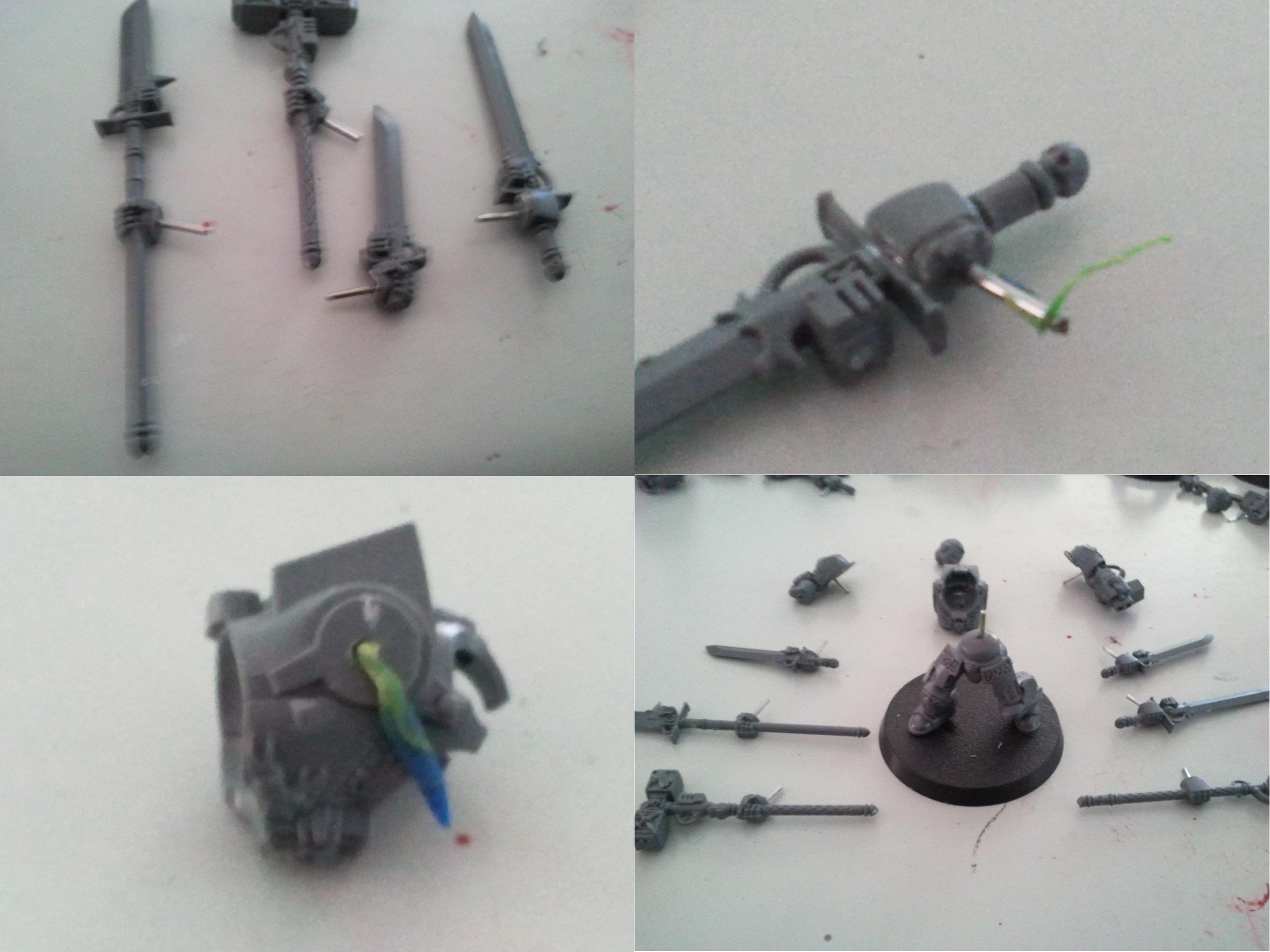 Conversion, Grey Knights, Space Marines, Terminator Armor, Warhammer 40,000