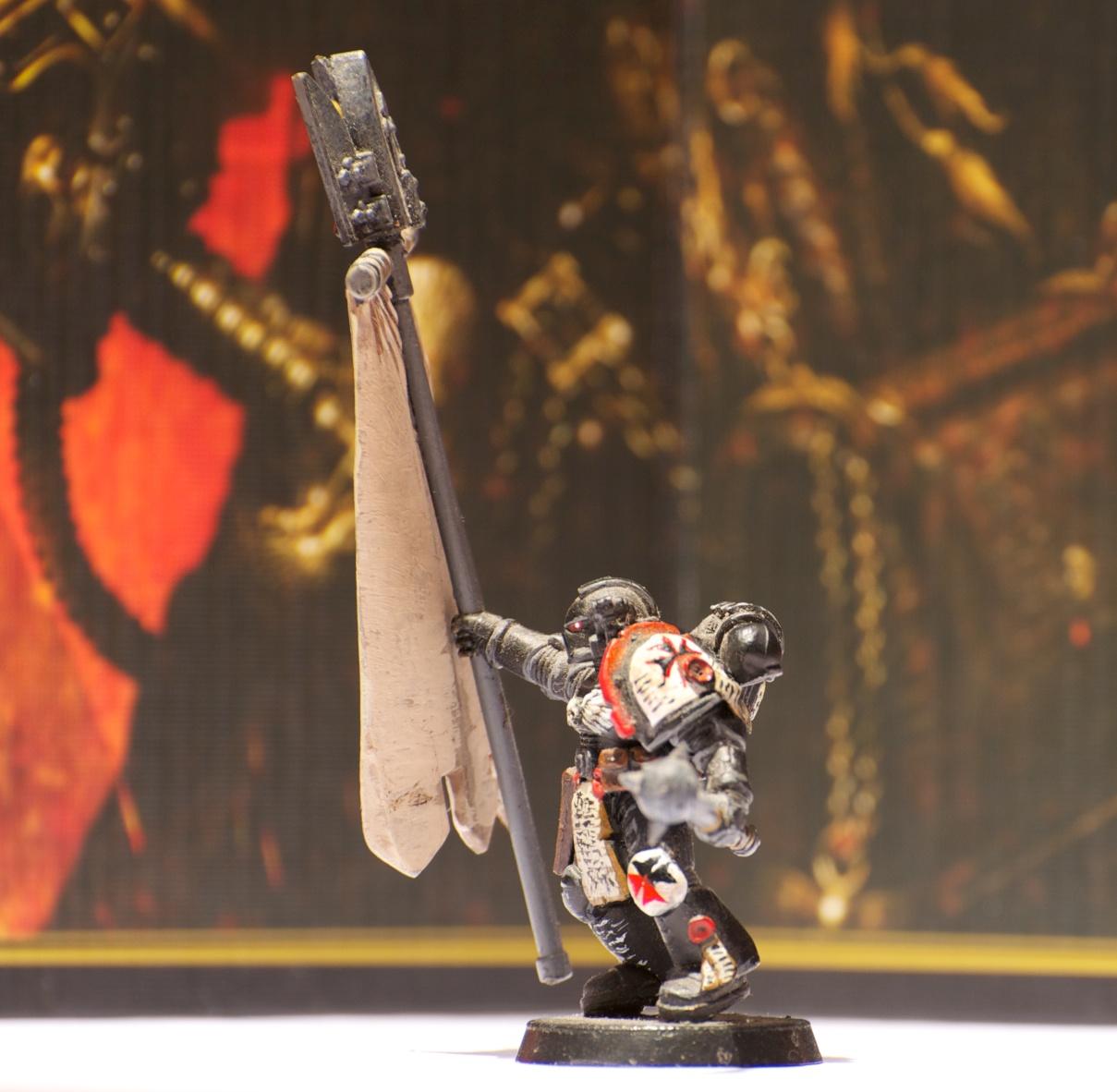 Banner, Black Templars, Space Marines, Standard Bearer, Warhammer 40,000