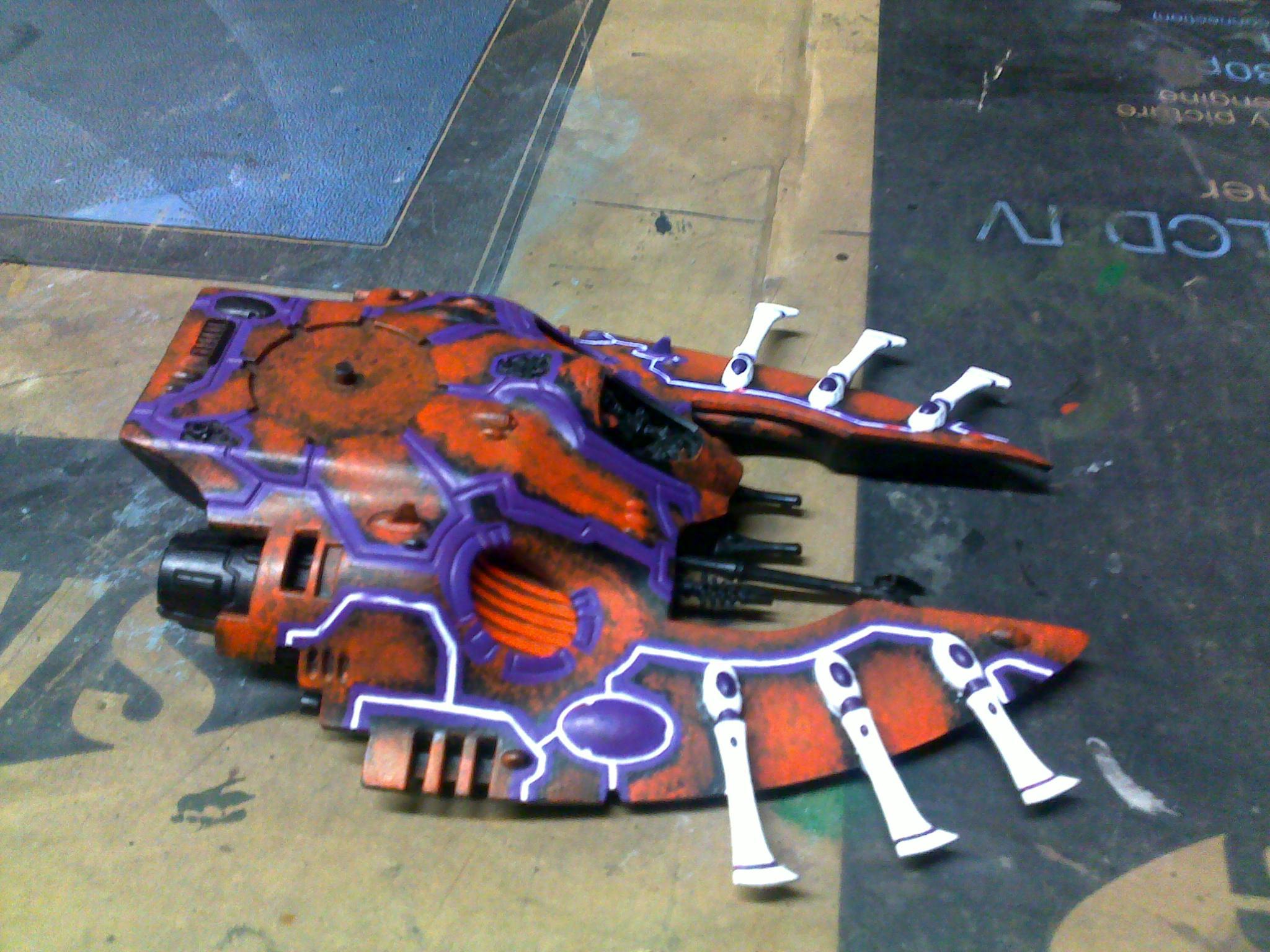 Eldar, Warhammer 40,000, Wave Serpent, Work In Progress