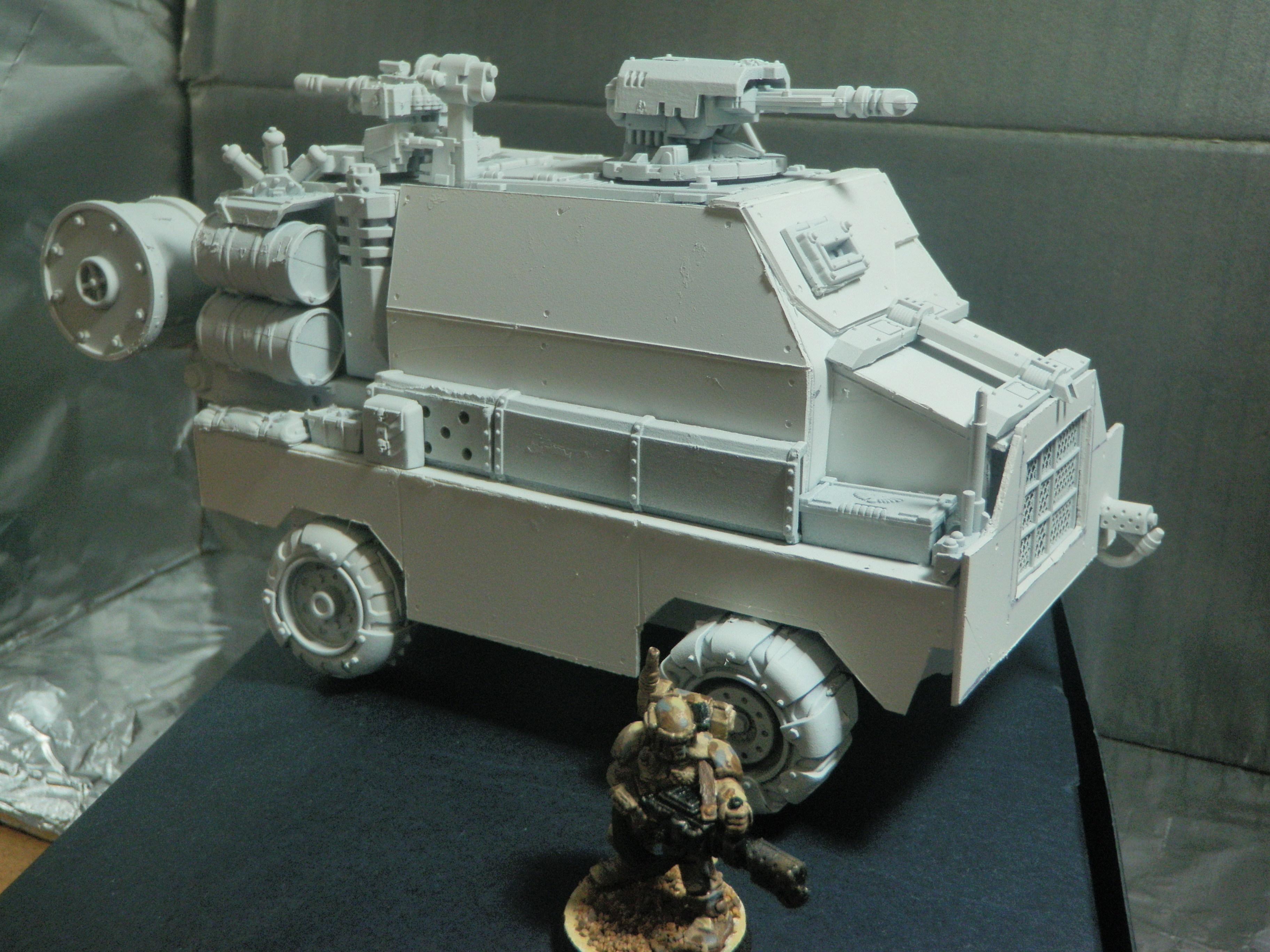 Armored Car, Chimera, Conversion, Imperial Guard, Wheeled