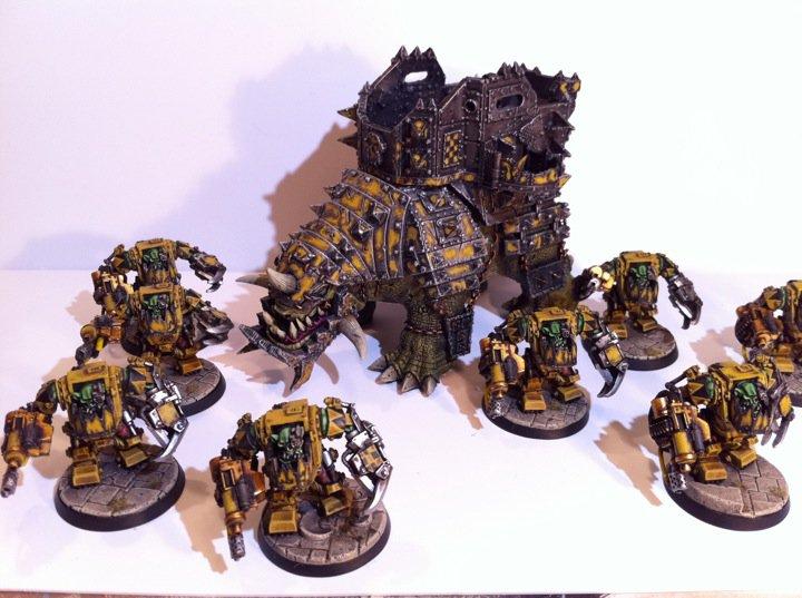 Bad Moons, Meganob, Meganobz, Orks, Squiggoth