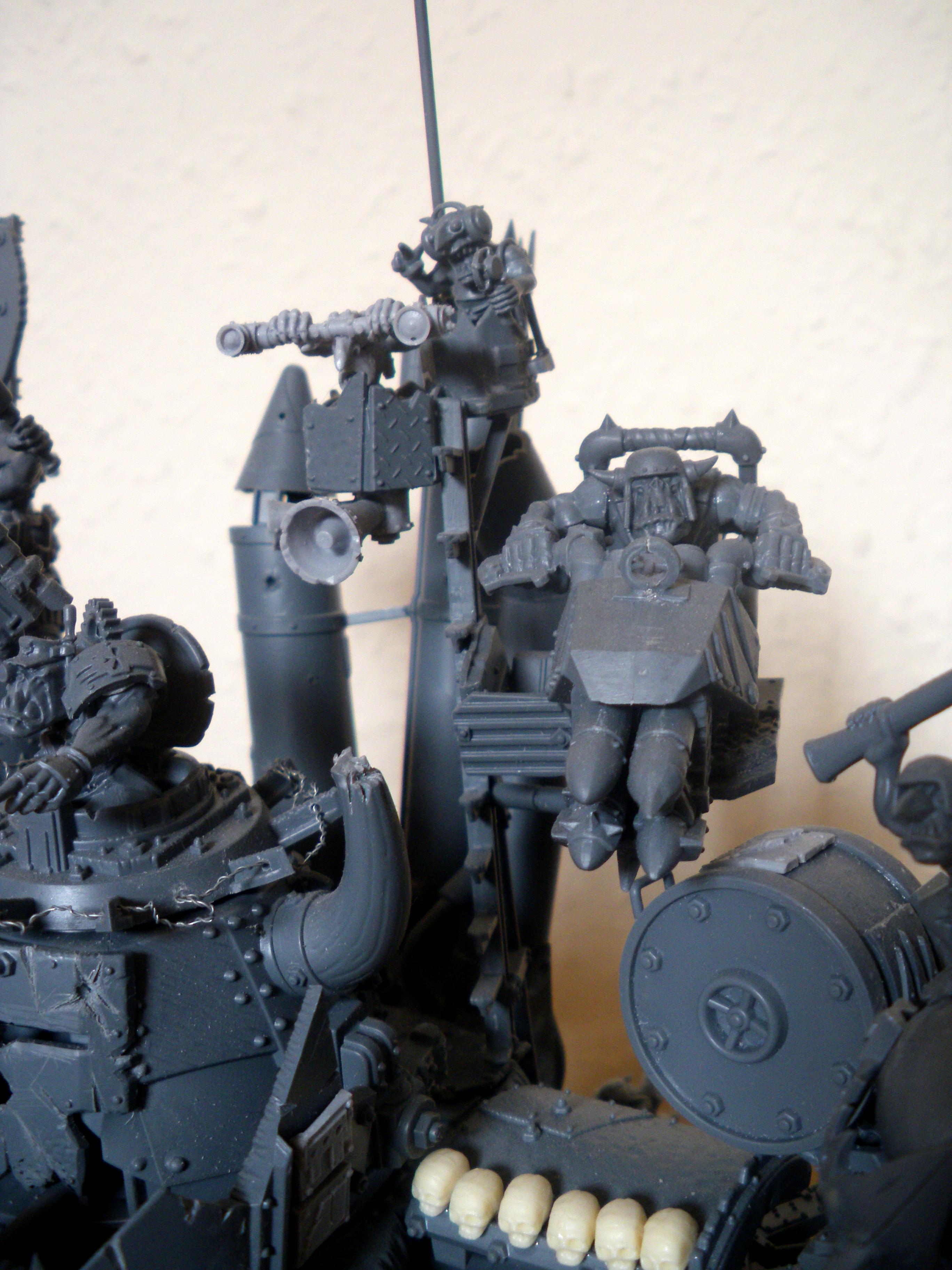 Convershun, Conversion, Grot Nest, Grots, Mekboy, Missile Platform, Modelling, Orks, Project, Stompa, Work In Progress