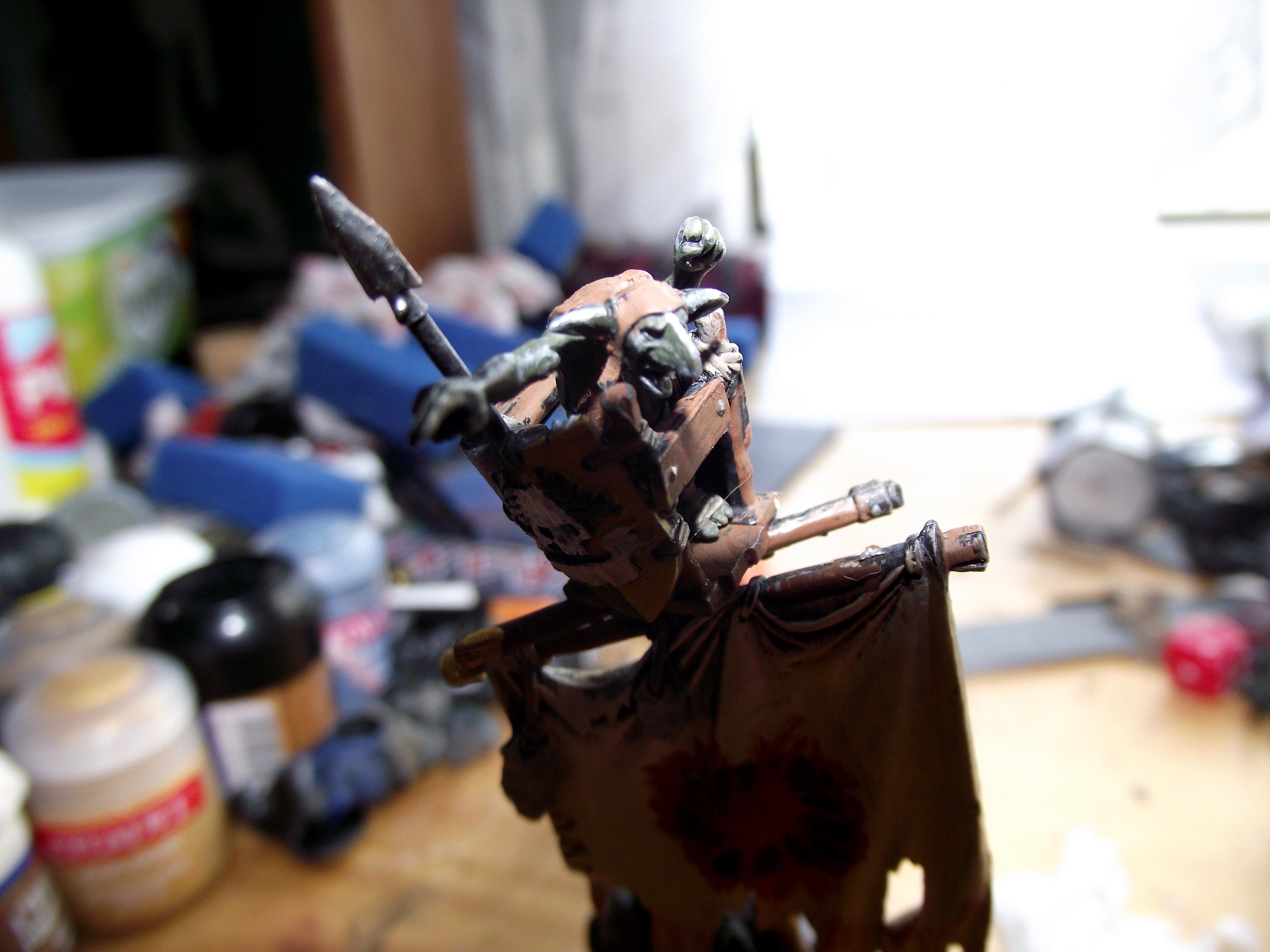 Banner, Gnoblar, Kingdoms, Ogre Kingdoms, Ogres, Snow, Warhammer Fantasy