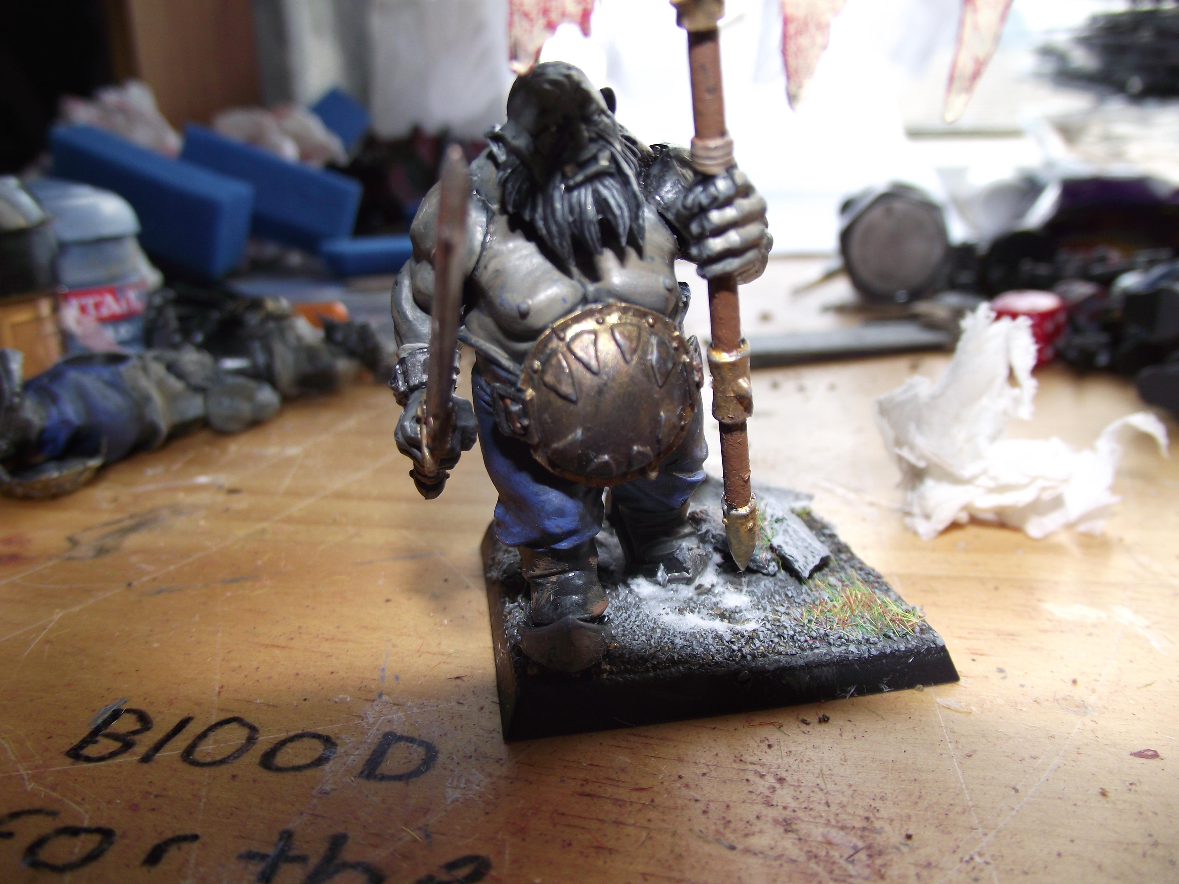 Banner, Gnoblar, Kingdoms, Ogre Kingdoms, Ogres, Snow, Warhammer Fantasy
