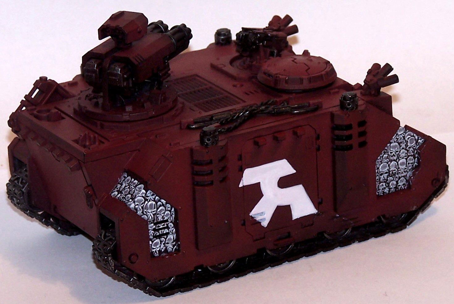 Emperor's Wings, Razorback, Skull, Space Marines, Work In Progress