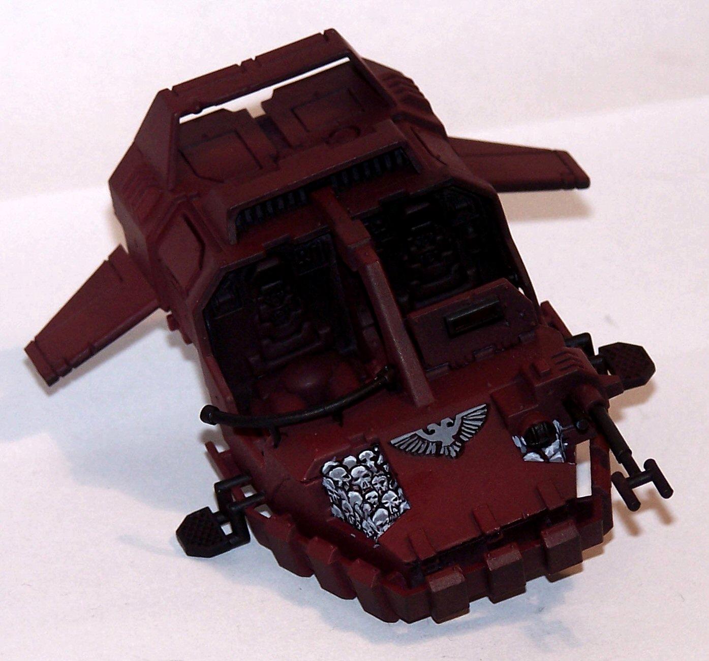 Emperor's Wings, Land Speeder, Skull, Space Marines, Work In Progress