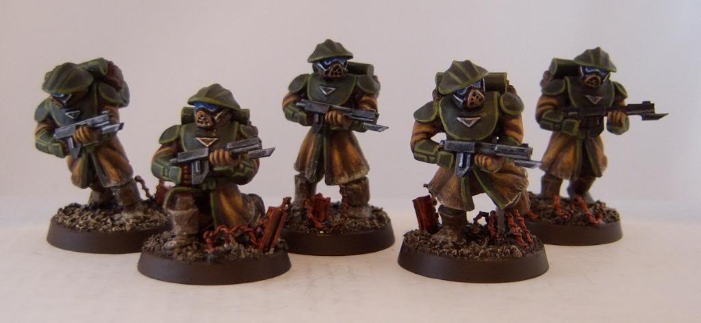 Forged, Guard, Imperial, Infantry, Science-fiction, Trenchers, Troll, Warhammer 40,000, Warhammer Fantasy