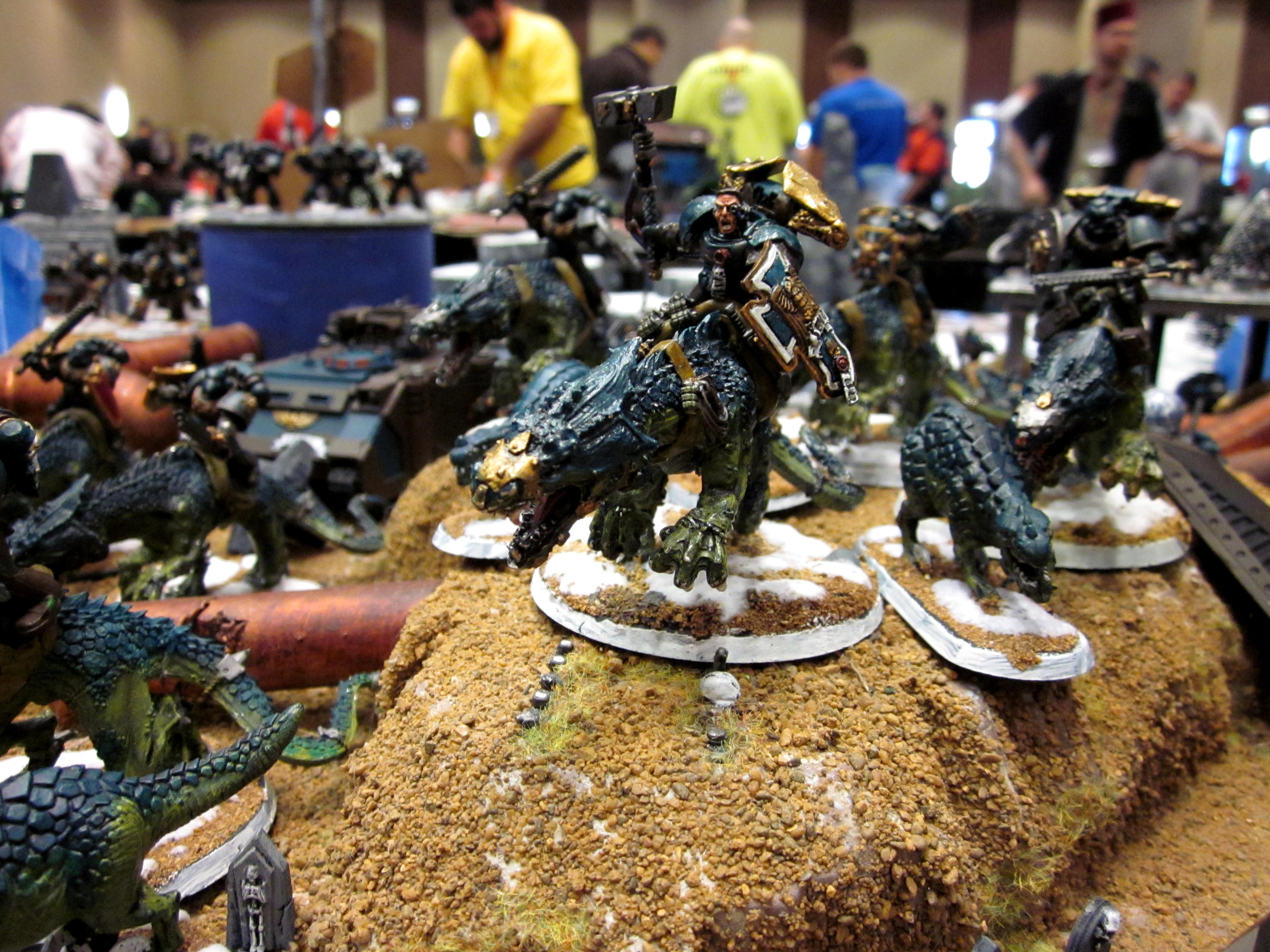 Adepticon 2011, Cold One Cavalary, Space Marines, Warhammer 40,000