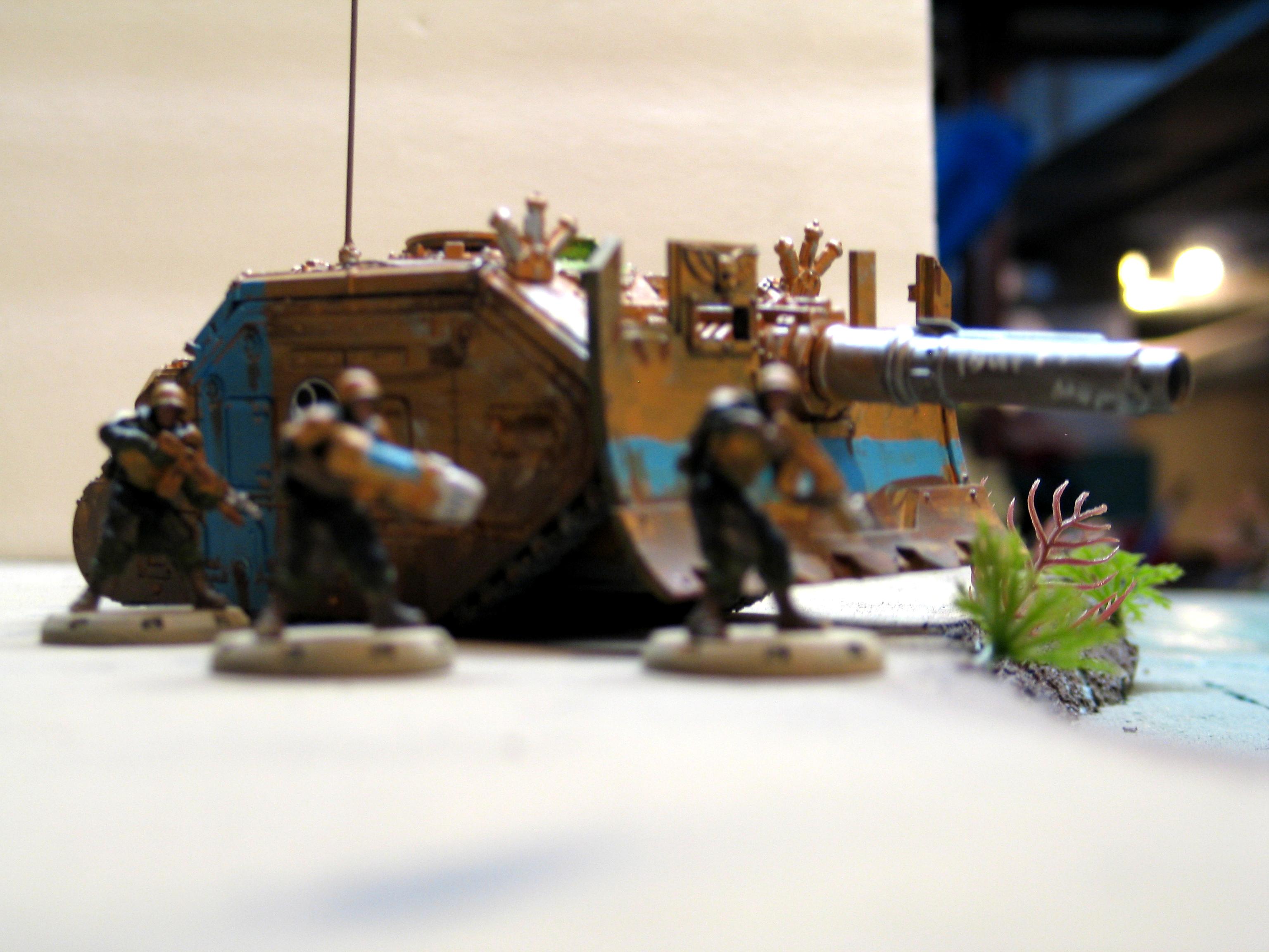 Against the shore