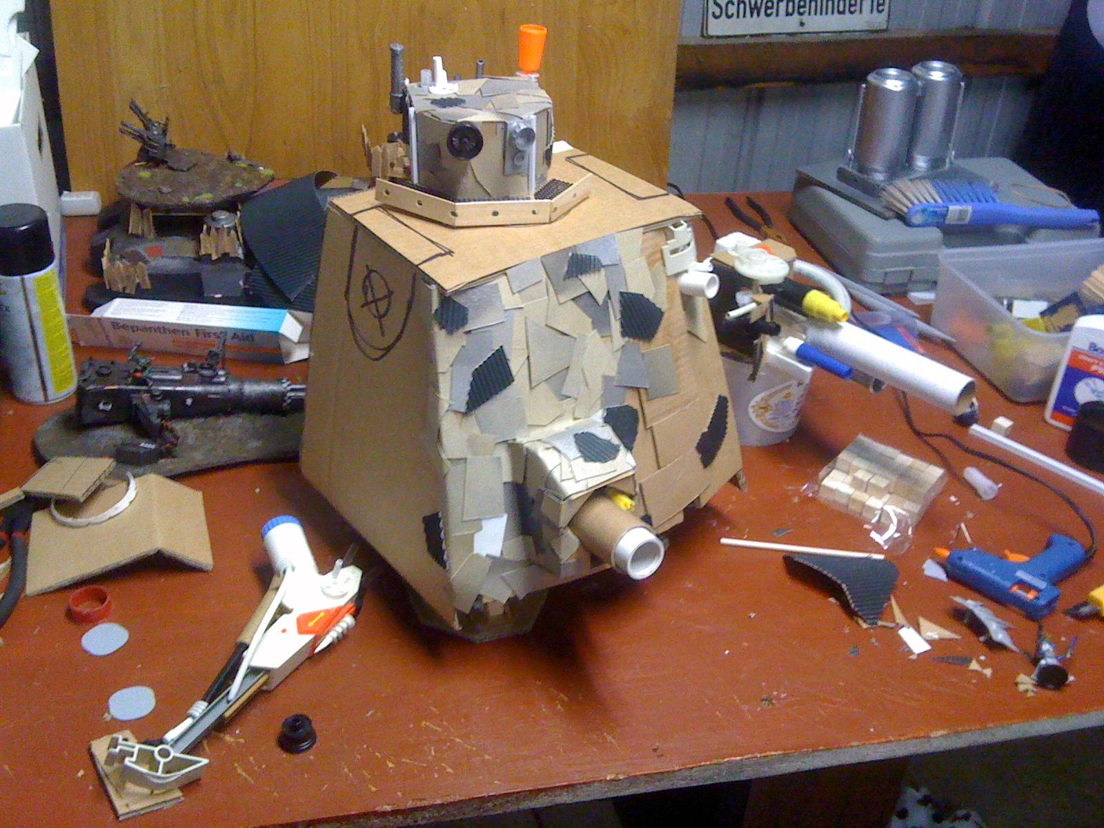 All the bits I've made a good start on so far. Slowly looking more and more like a gargant!