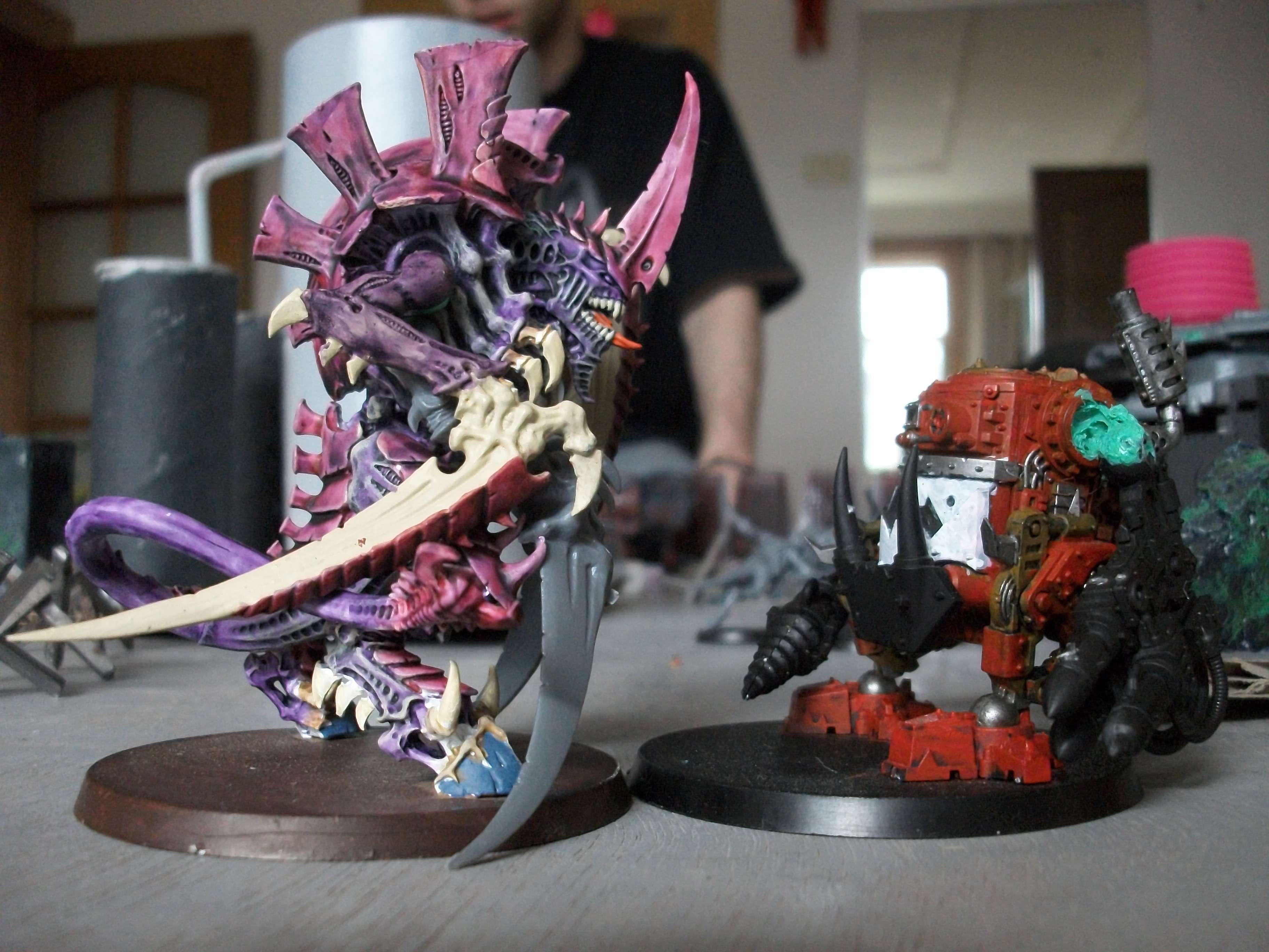 Face Off, Hive Tyrant, Killa Kan Vs Hive Tyrant, Orks, Tyranids