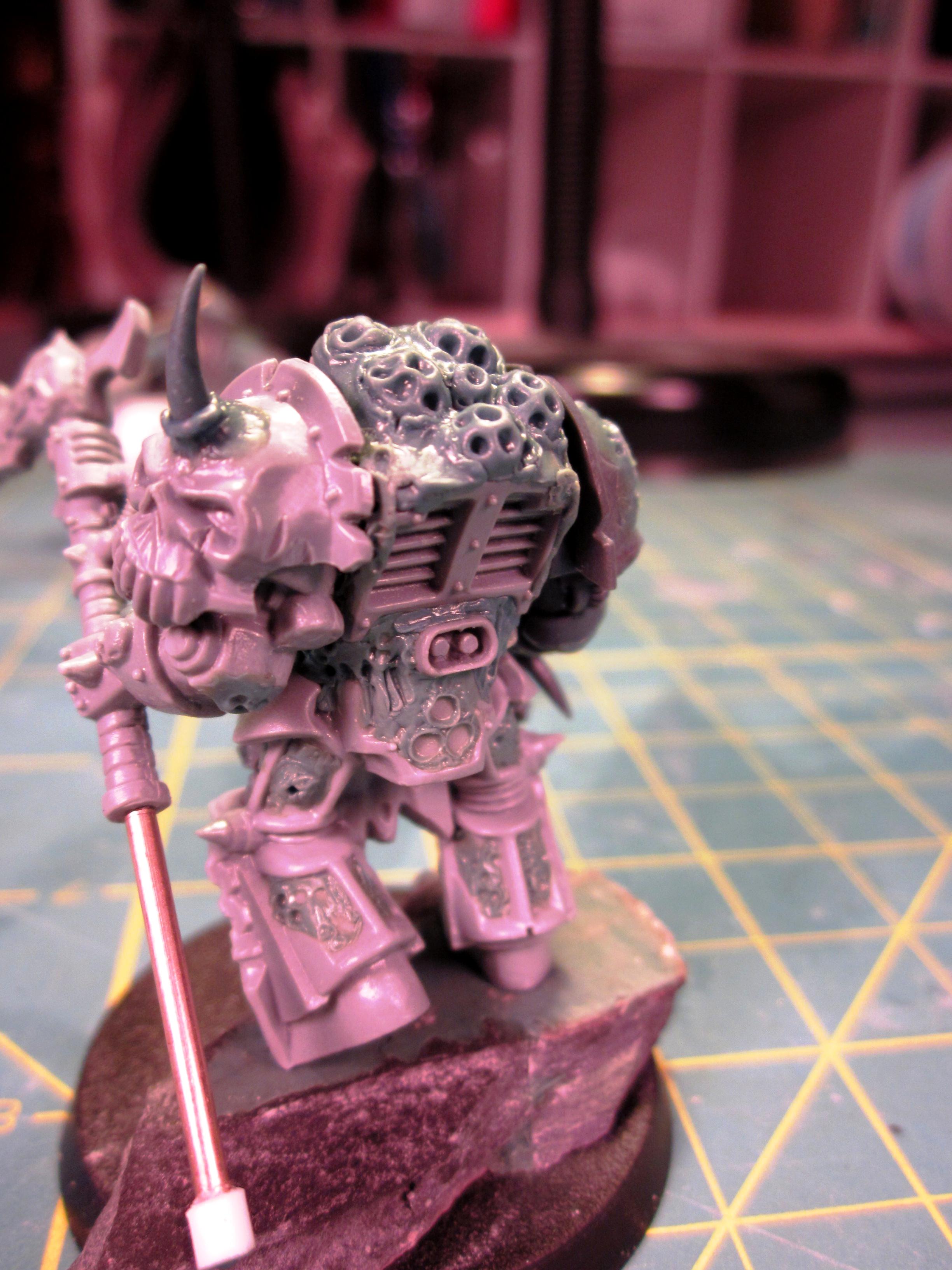 Chaos, Conversion, Nurgle, Terminator Armor