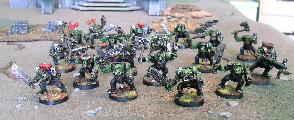 Choppas, Orks, Ouze, Slugga Boyz, Warhammer 40,000