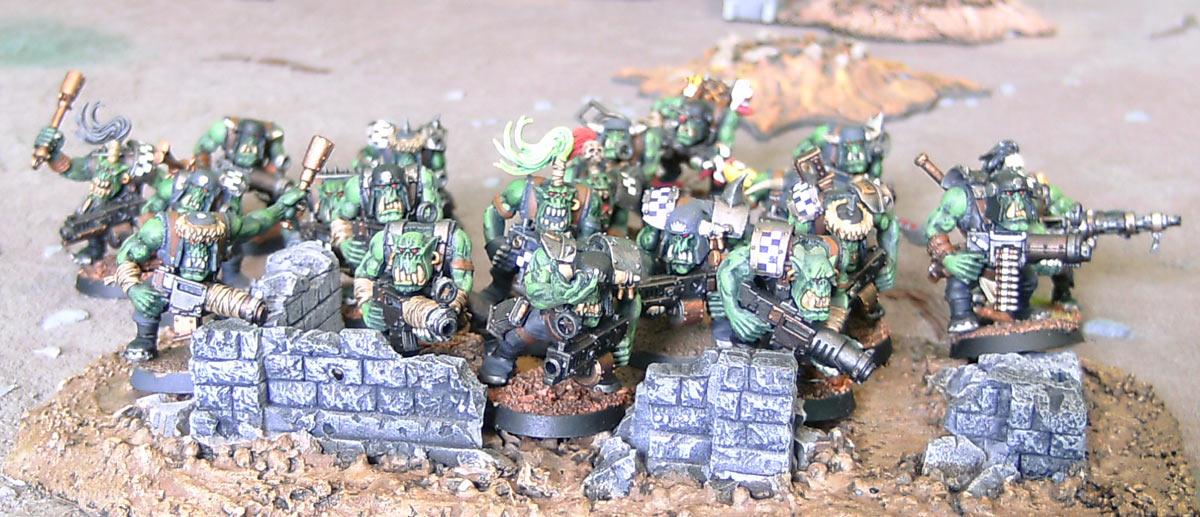 Orks, Ouze, Shoota Boys, Shoota Boyz, The Bird, The Finger, Warhammer 40,000