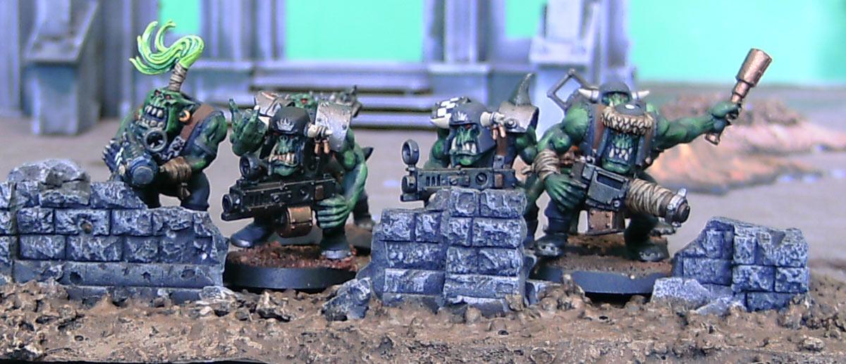 Orks, Ouze, Shoota Boys, Shoota Boyz, The Bird, The Finger, Warhammer 40,000