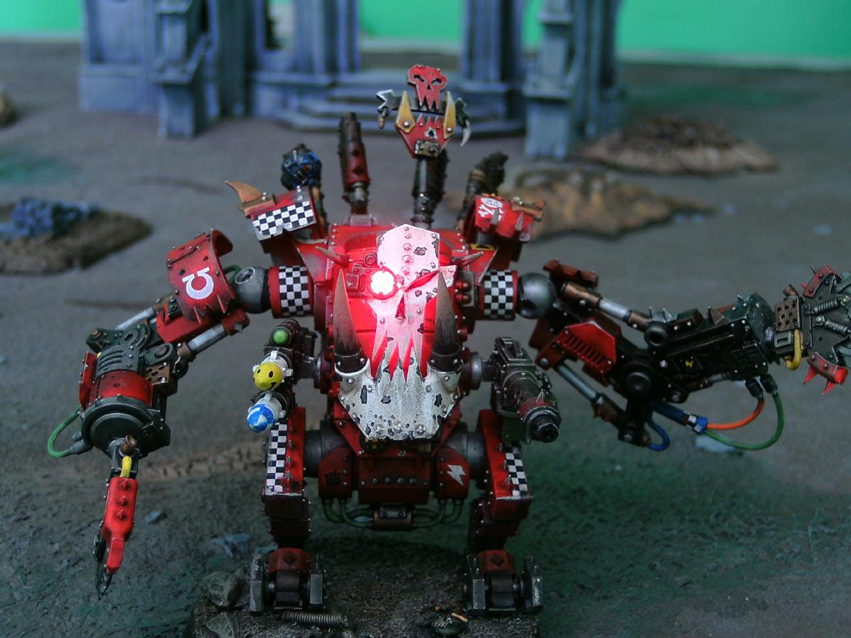 Deff Dread, LED, Led Lighted, Orks, Ouze, Warhammer 40,000
