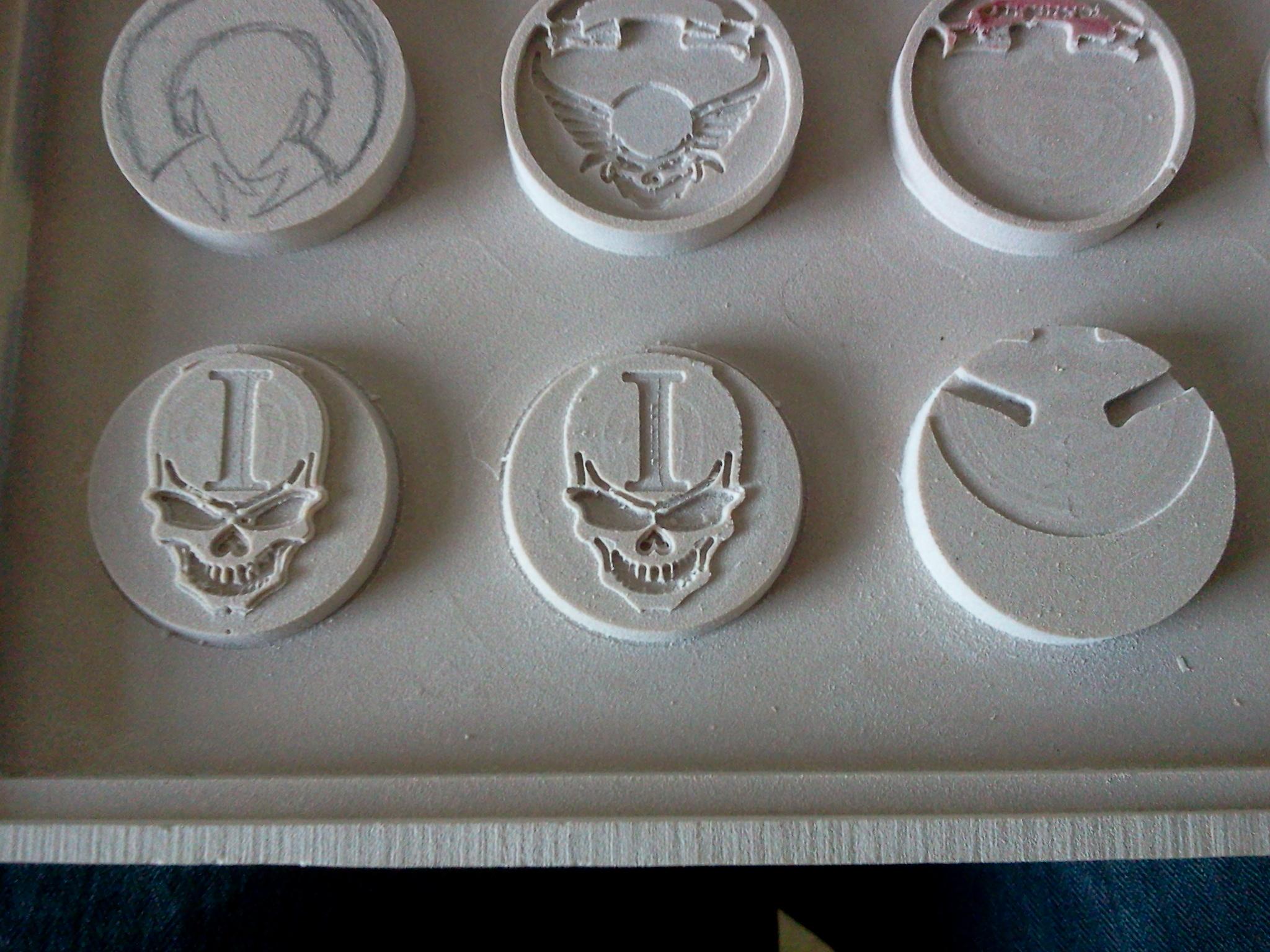 Testing tools and settings on the CNC. I've had the machine for about 18 months but due to having to move house several times and buy one I never got a chance to play with it until recently
