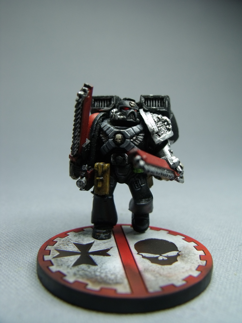 We haven't done 40k for a few years so we only had a few models to hand for pics. There will be more though! I found a couple of metal GK terminators from the last codex that I'm going to finish painting