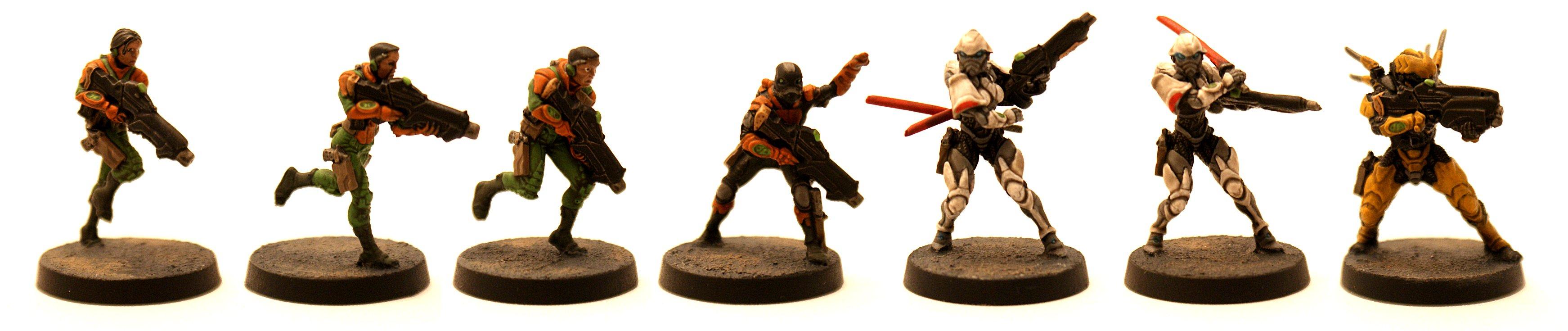 28mm, Infinity, Science-fiction, Soldiers