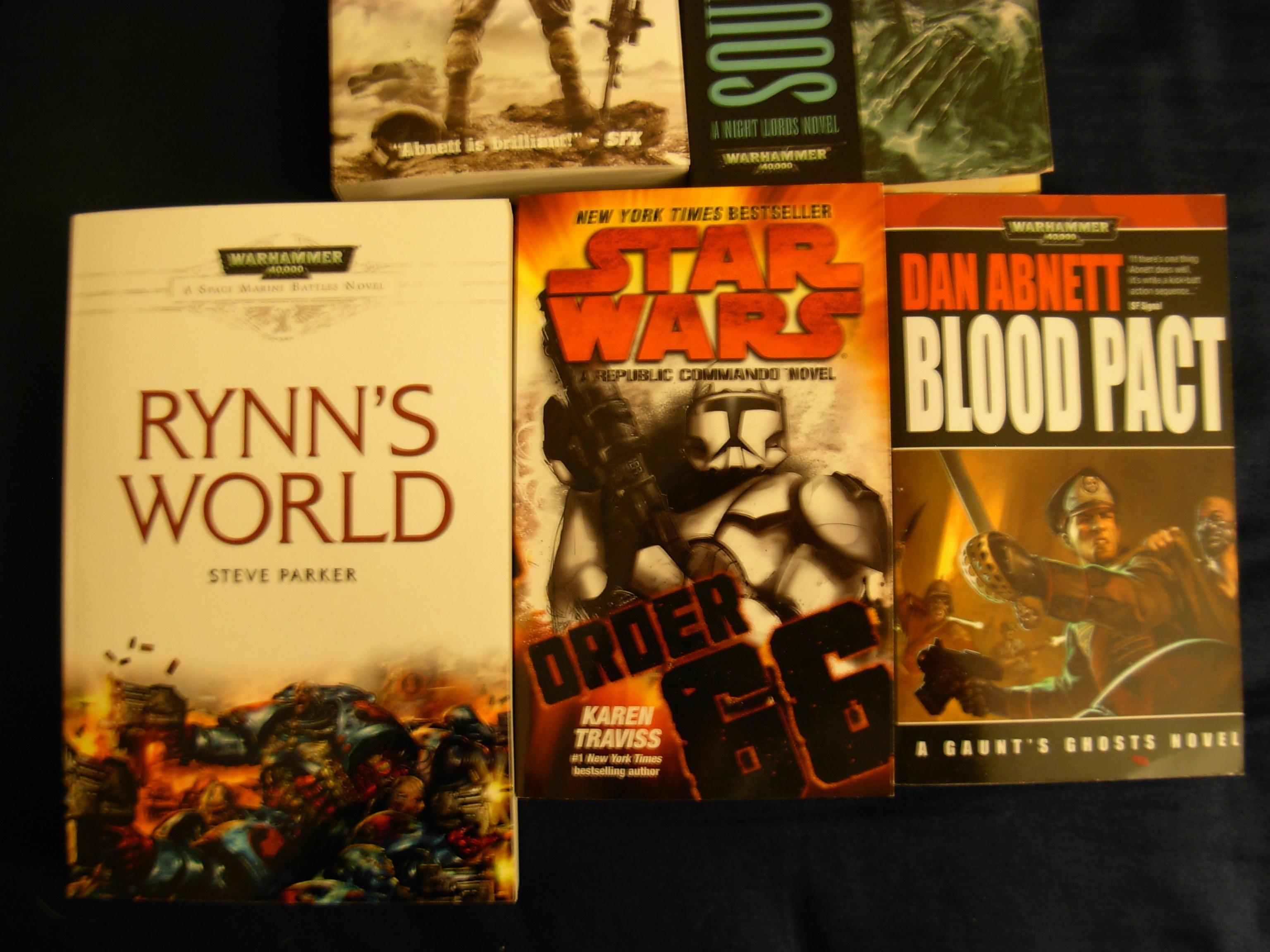 more books, like a mini holiday for me this last week