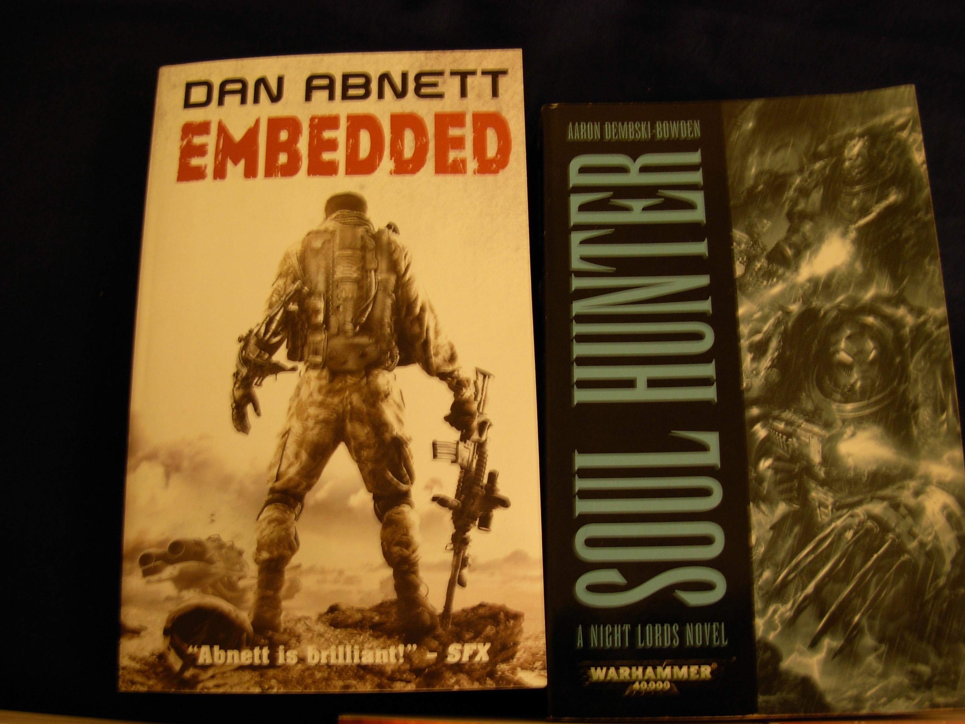 The left book was written by abnett so i thought i would read it as i love his work