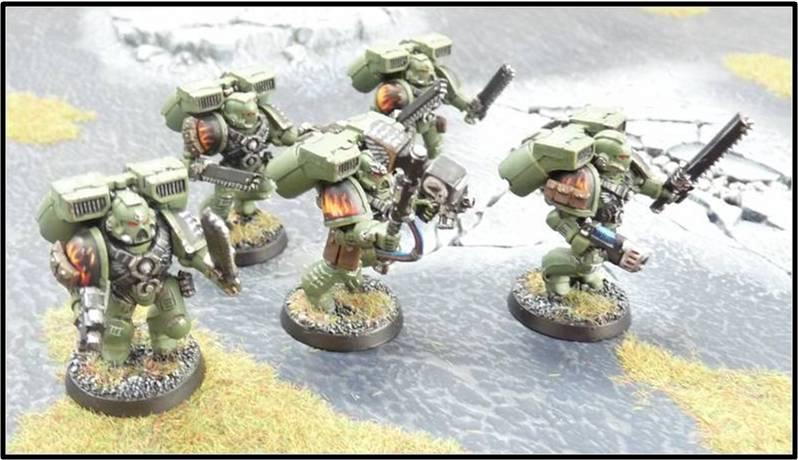 Assault Squad, Fire Warden, Space Marines