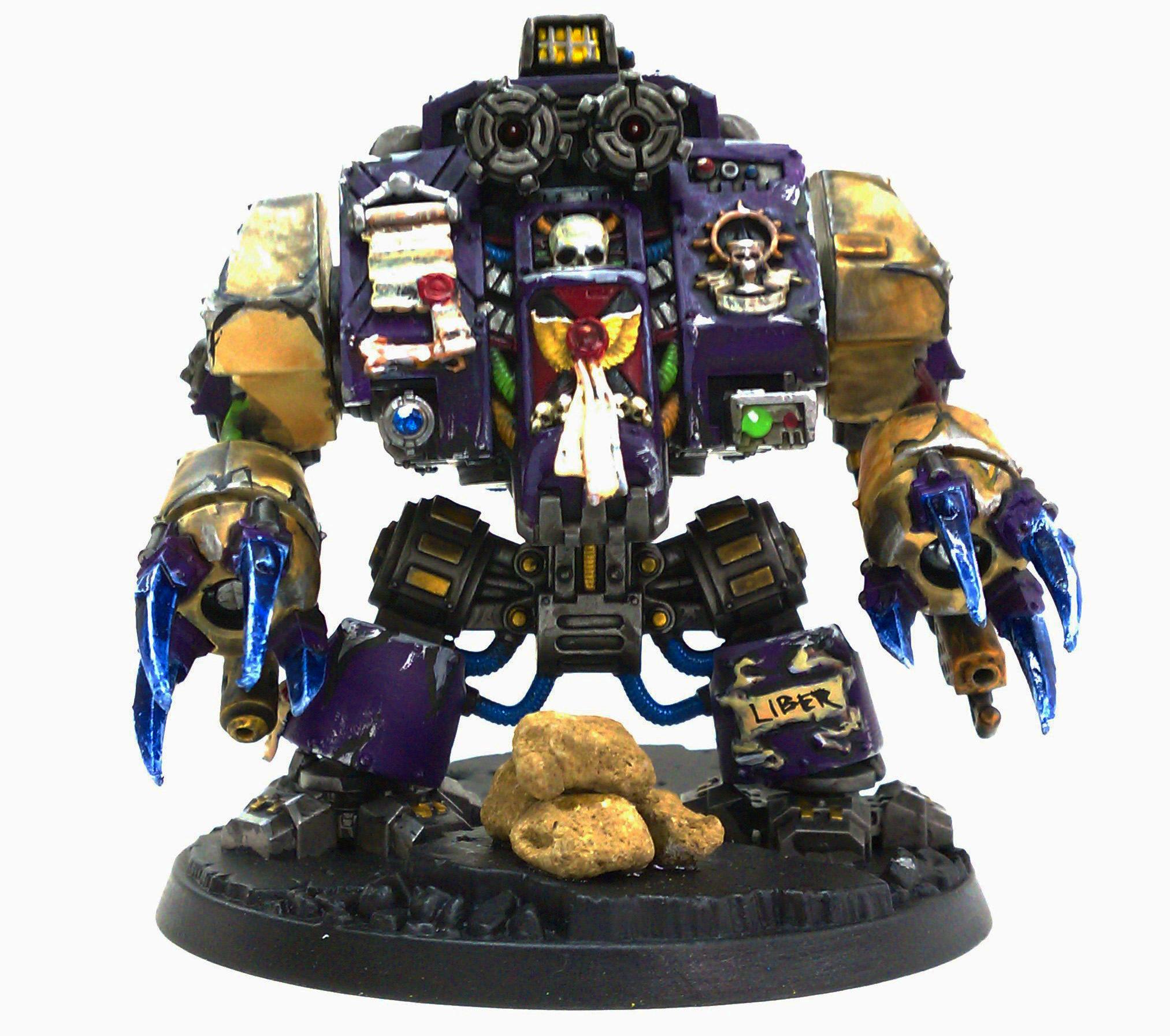 Chipped Metal, Death Company Dreadnought, Dreadnought, Purple, Souldrinker, Souldrinkers, Space Marines, Warhammer 40,000