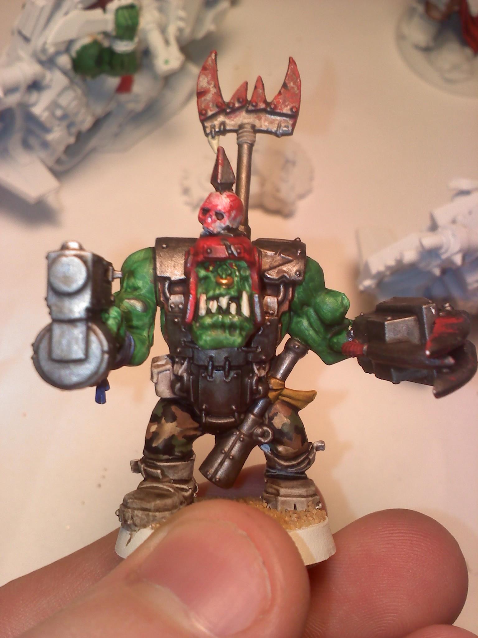 Camouflage, Green, Nob, Orks