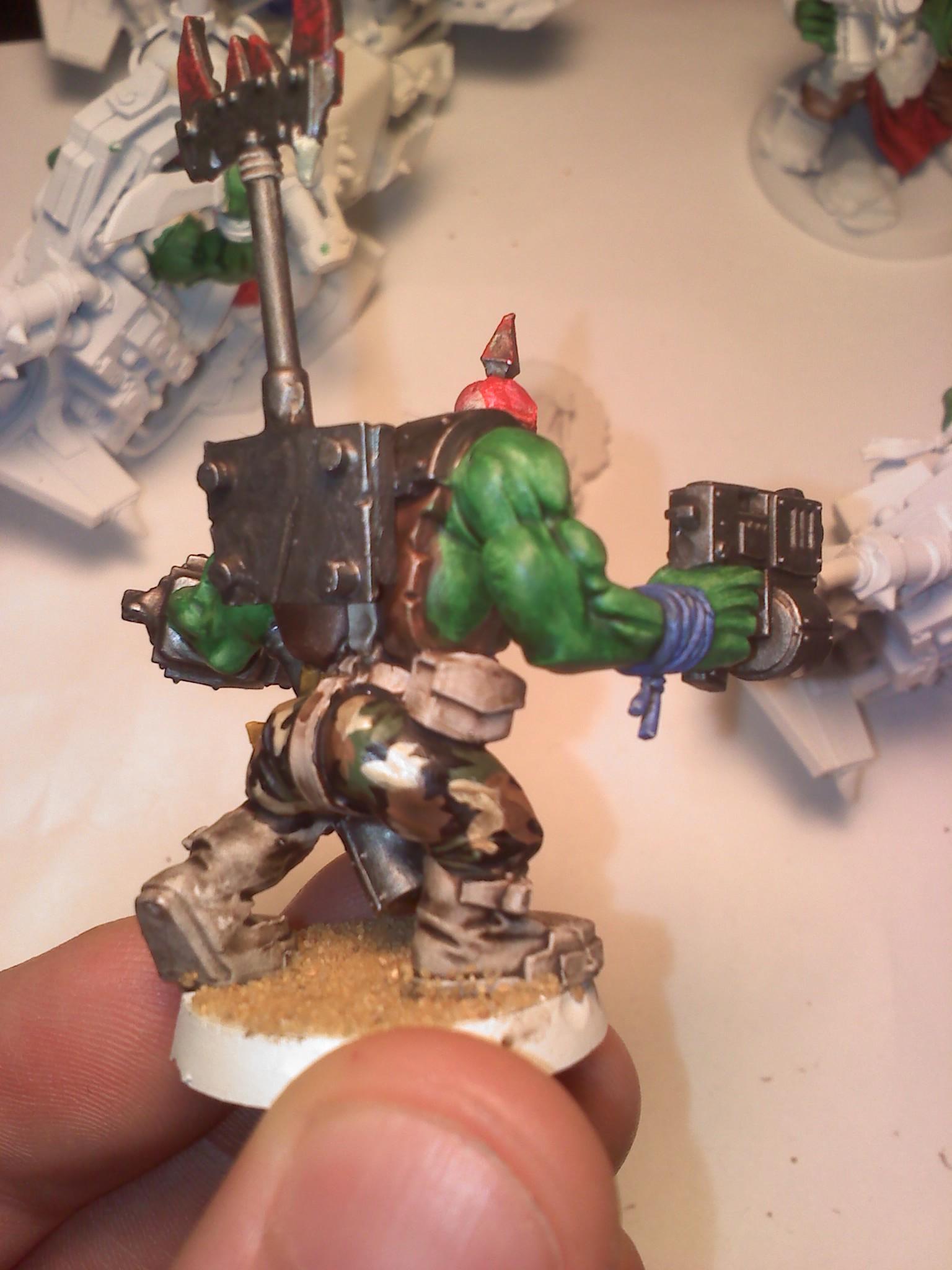 Camouflage, Green, Nob, Orks