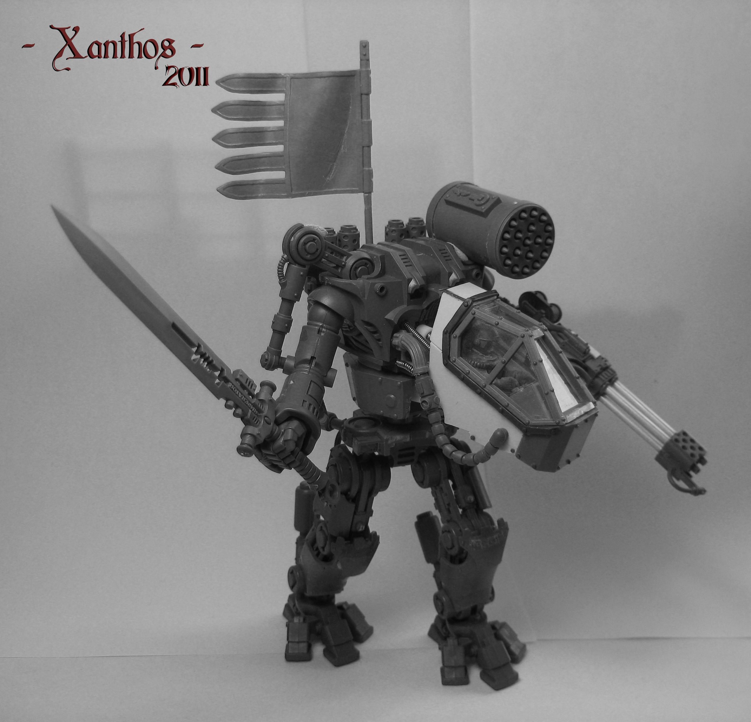 40k Dreadknight, Conversion, Knight Titan, Work In Progress