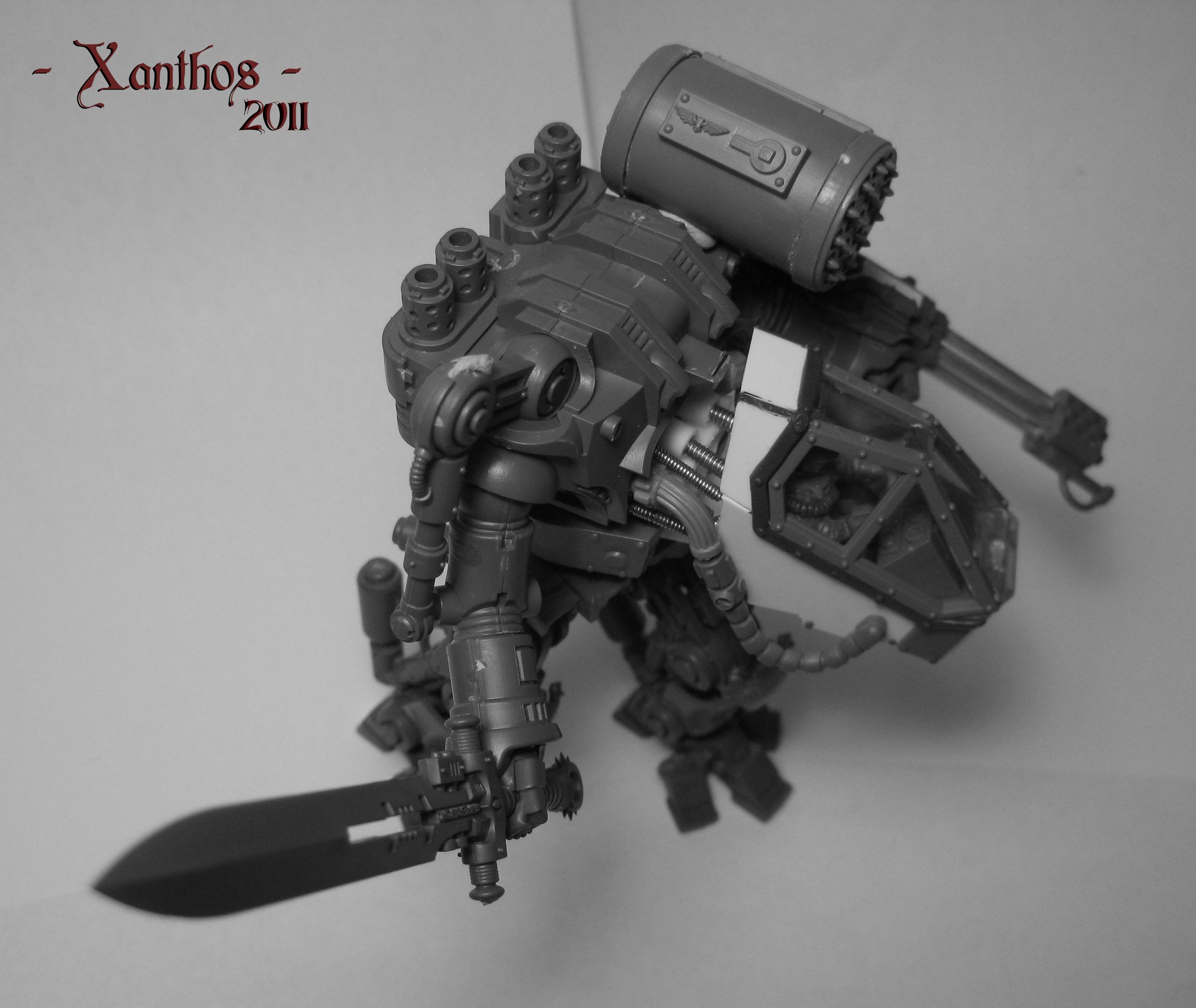 40k Dreadknight, Conversion, Knight Titan, Work In Progress
