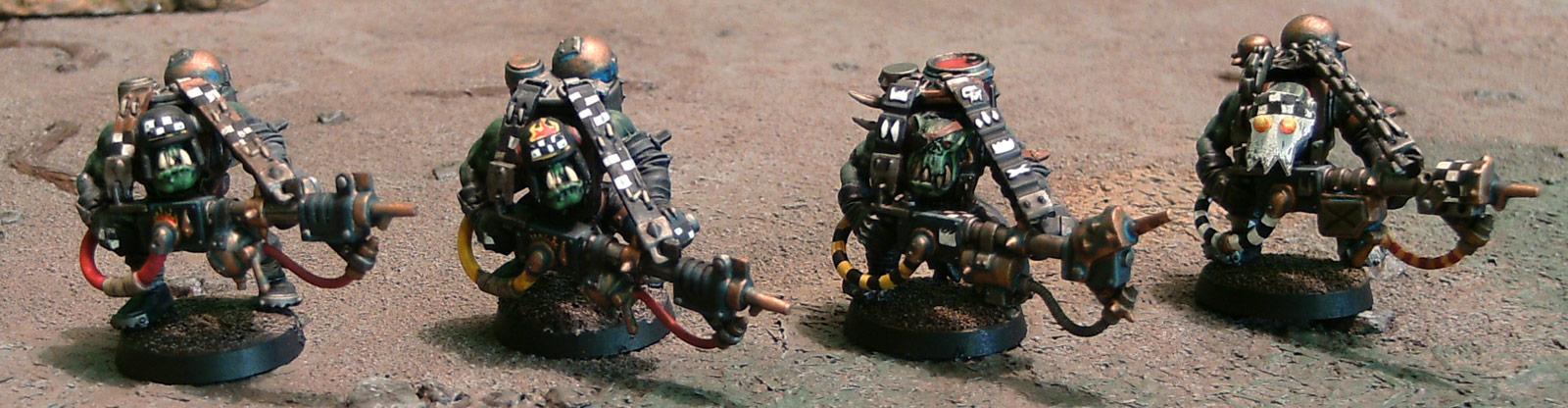 Burna Boyz, Goff, Goffs, Orks, Skorcha, Skorchas, Warhammer 40,000
