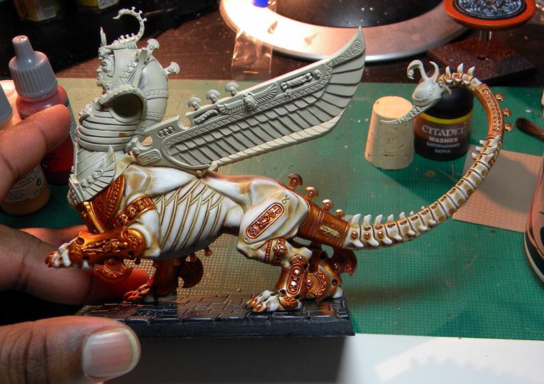 Necro Sphinx, Tomb Kings, Work In Progress