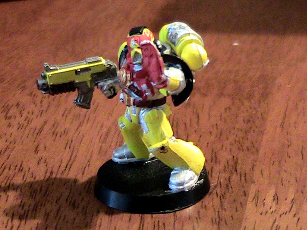 Angry, Budget, Cheap, Codex, Conversion, Fist, Humor, Imperial, Imperial Fists, Ork Abuse, Space Marines, Vengeance, Yellow